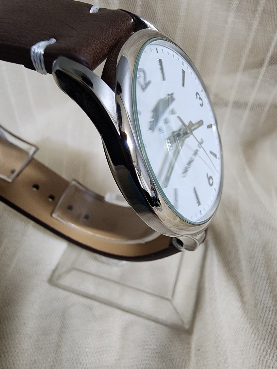 청와대 기념 시계 브라운 가죽 시계 상품이미지2