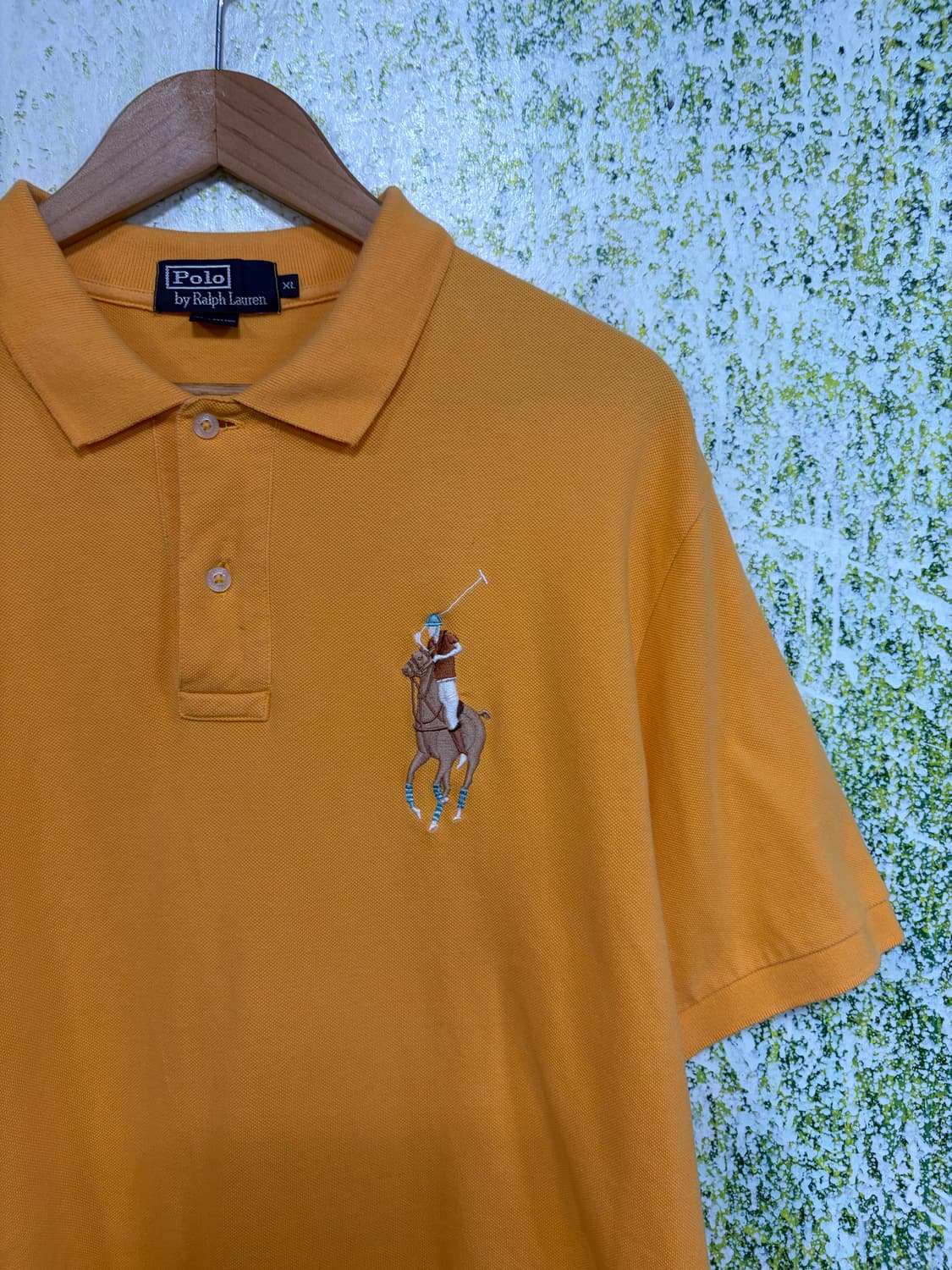 폴로 멀티 빅포니 치프키프 옐로우 오렌지 반팔 카라 티셔츠 XL 상품이미지7