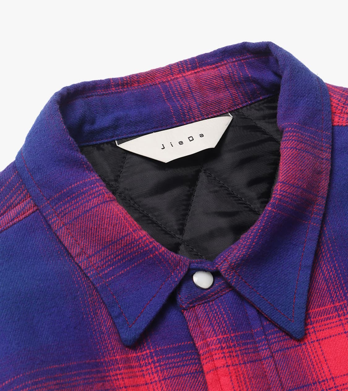 JIEDA - OMBRE CHECK PADDING SHIRT 상품이미지6