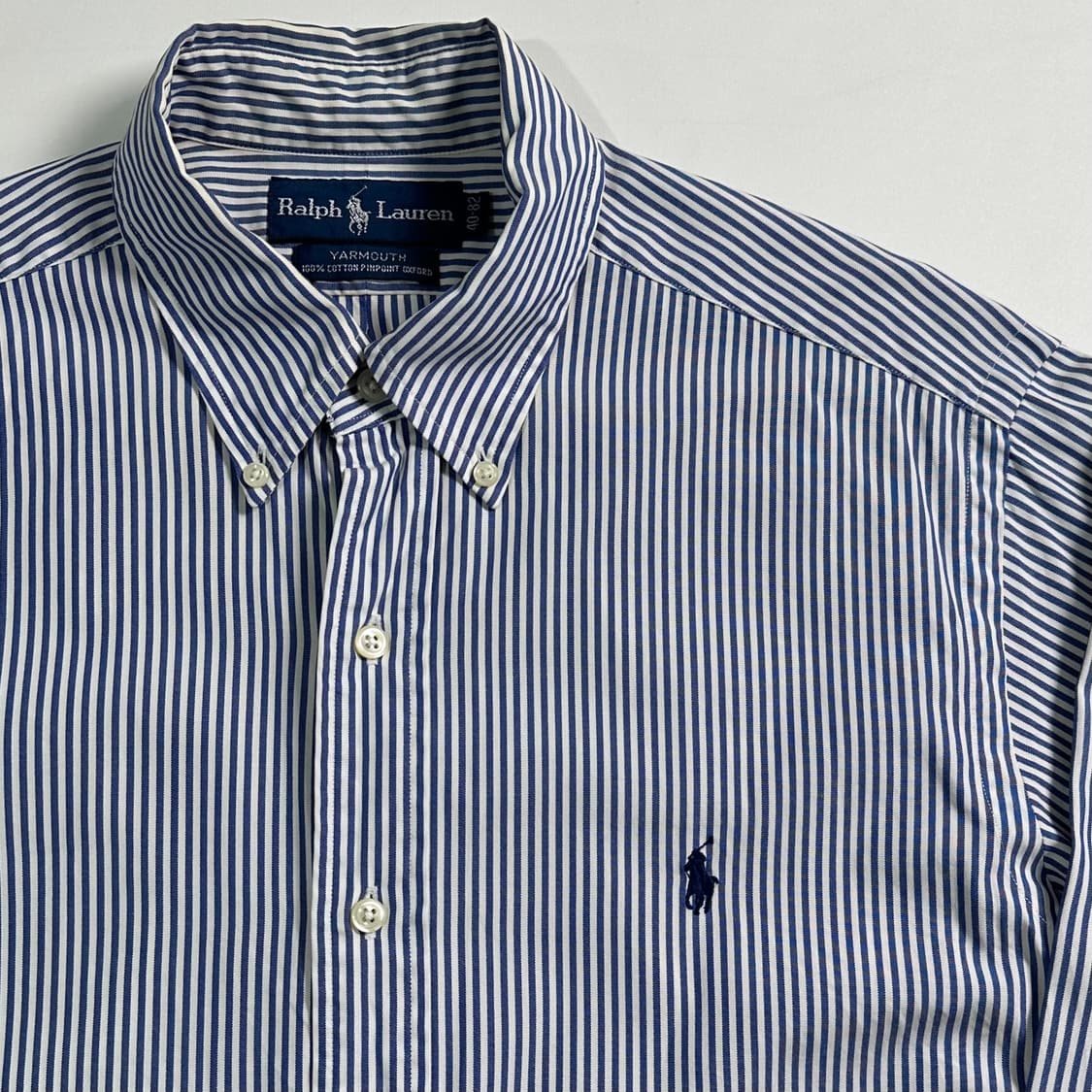 폴로 랄프로렌 블루 스트라이프 셔츠 상품이미지4