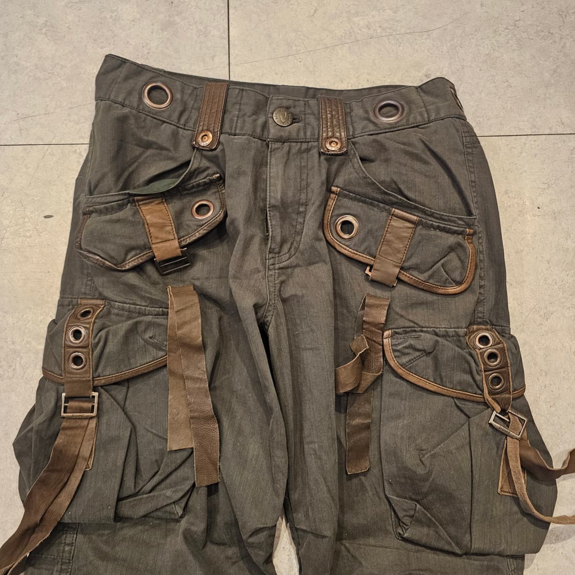 Dohc 본디지 스트랩 카고팬츠 32inch 상품이미지4