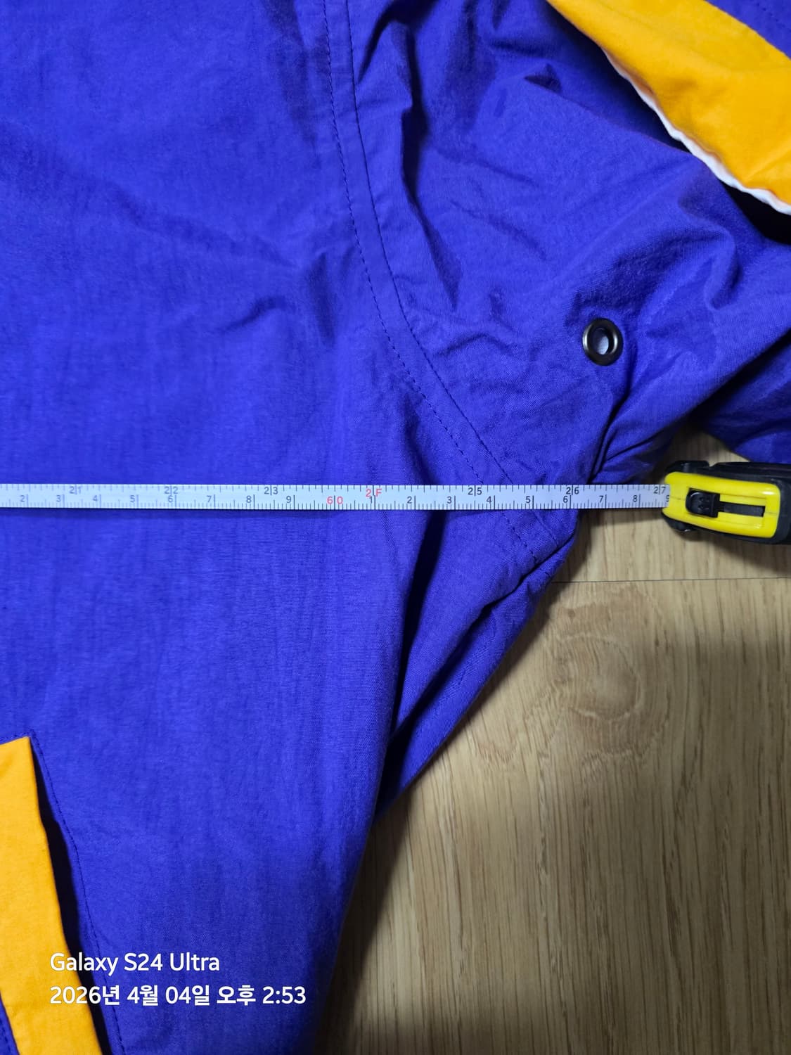 챔피온 레이커스 컬러 스타디움 자켓 L 사이즈 상품이미지2