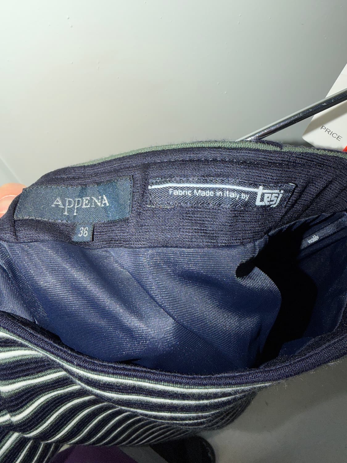 일본빈티지 네이비그린 울 미디스커트 상품이미지6