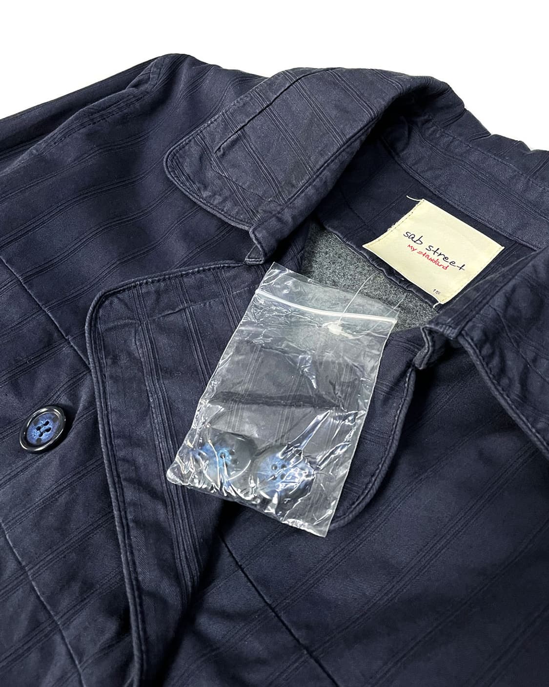 vintage 더블버튼 코튼 자켓 상품이미지5