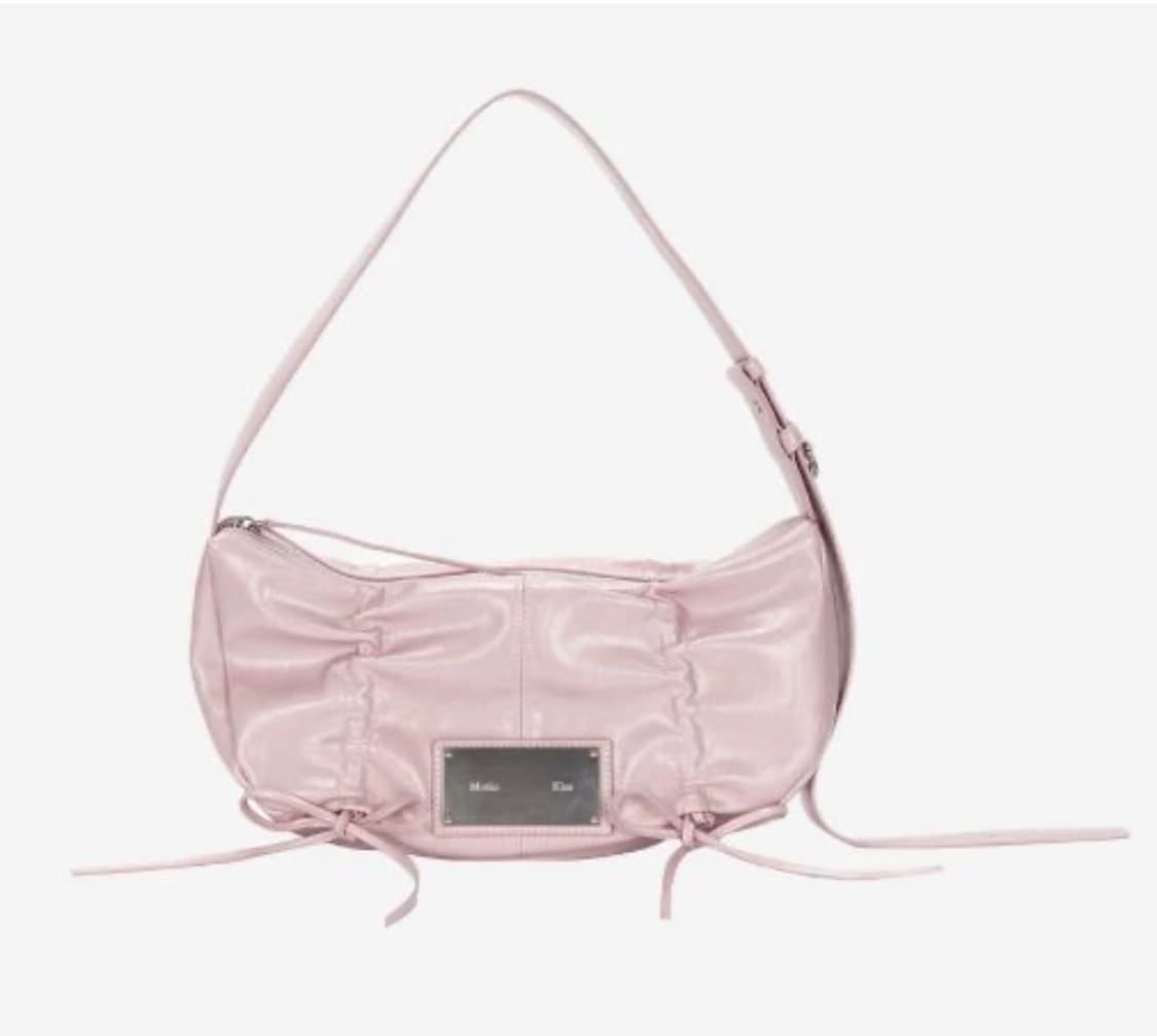 마뗑킴 숄더백 핑크 리본 셔링백 상품이미지1