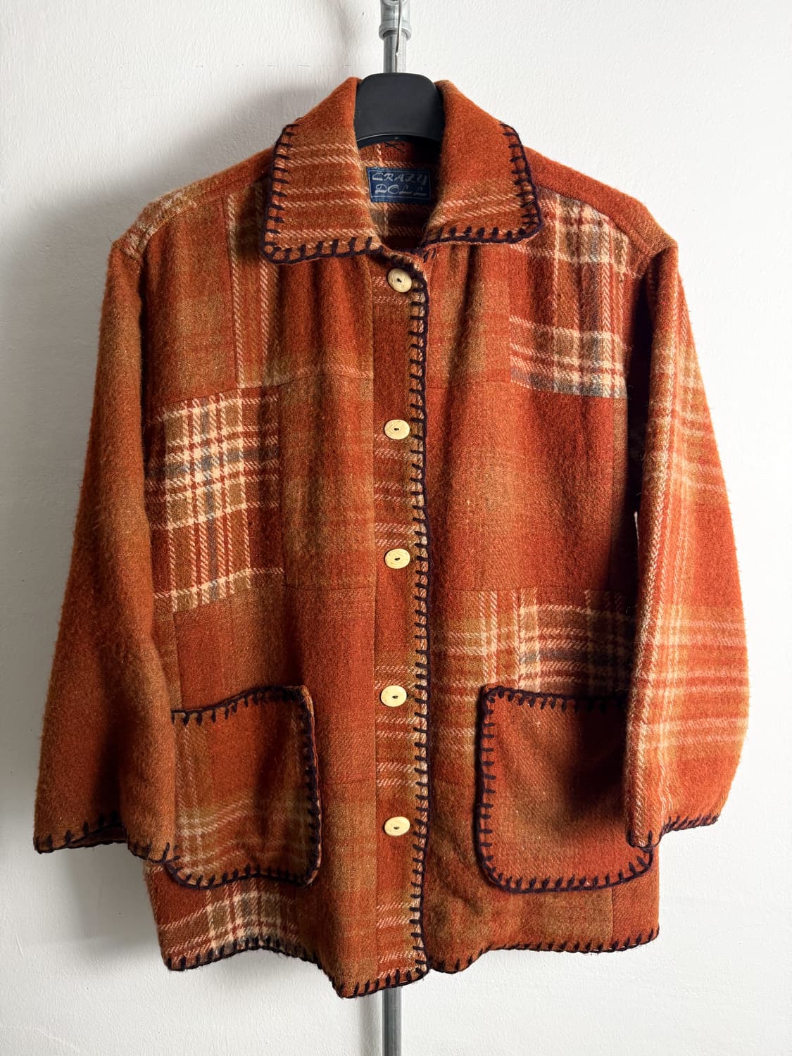 Crazy Doll Handstitch Wool Jacket 상품이미지2