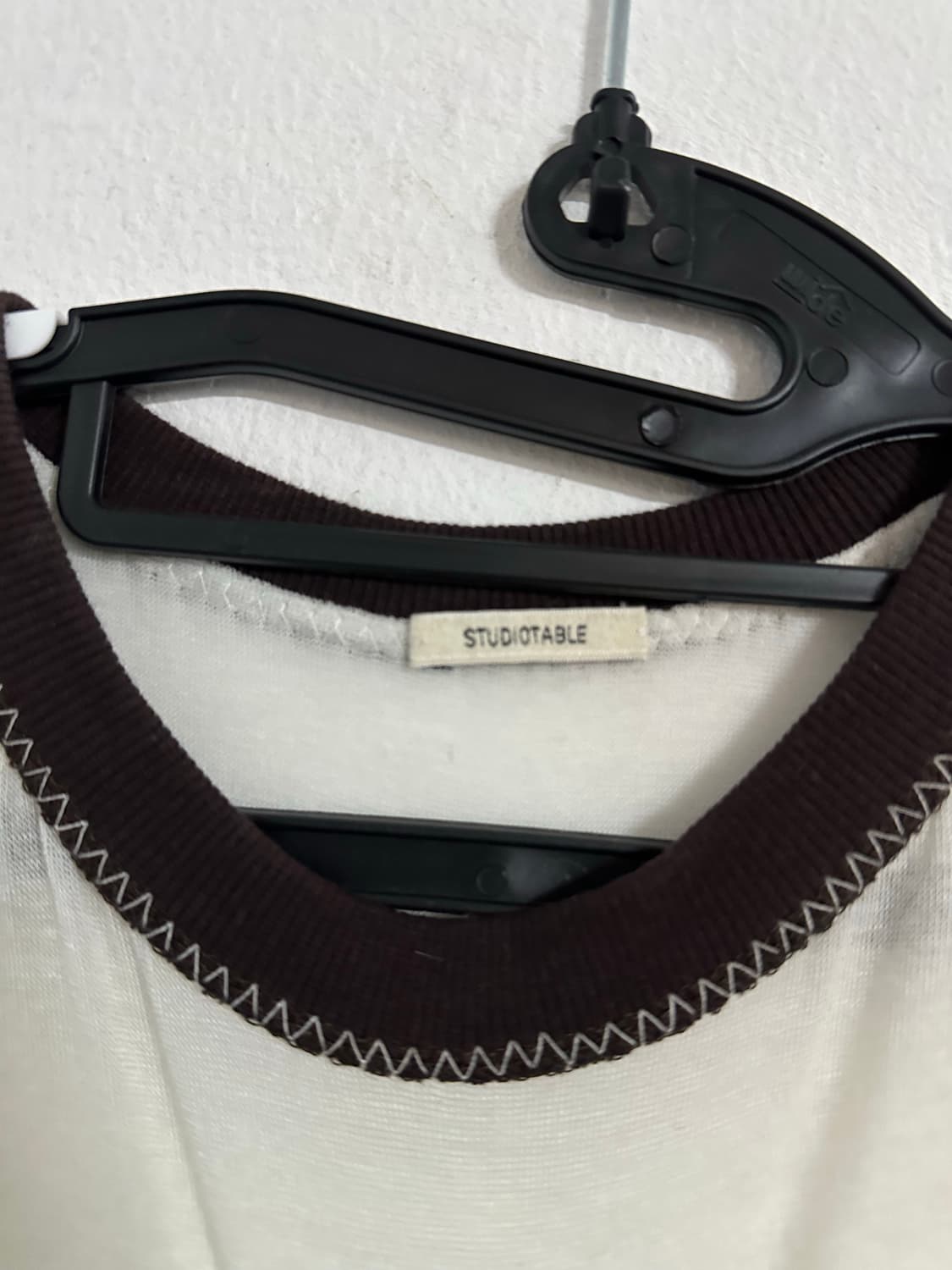 스튜디오 테이블 링거 티셔츠 반팔티 프리사이즈 상품이미지2