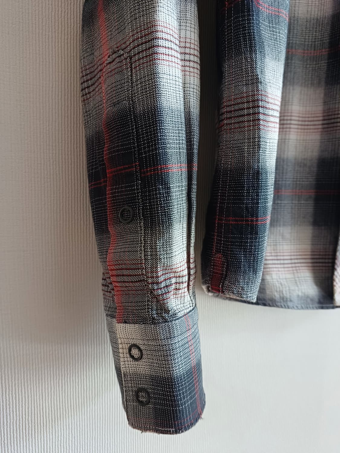 Balmain 2010 AW 발망 카우보이 셔츠 데카르넹 플란넬 체크셔츠 상품이미지8