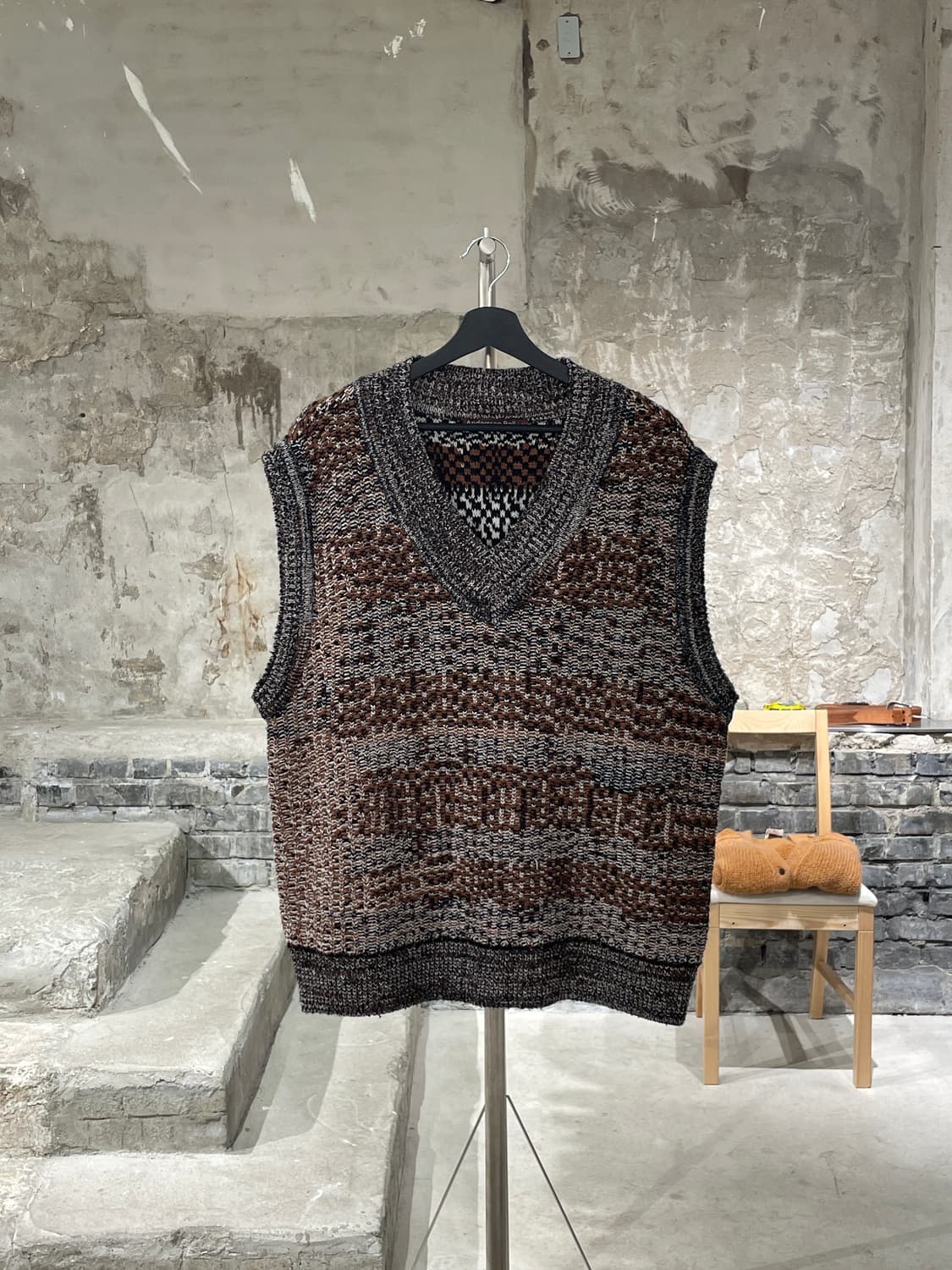 앤더슨벨 마레 모헤어 니트 베스트 상품이미지1