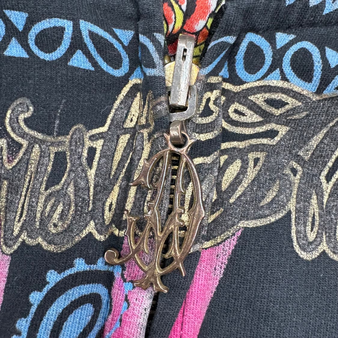 (95)크리스찬 오디게 블랙 로즈 리버시블후드집업 상품이미지4