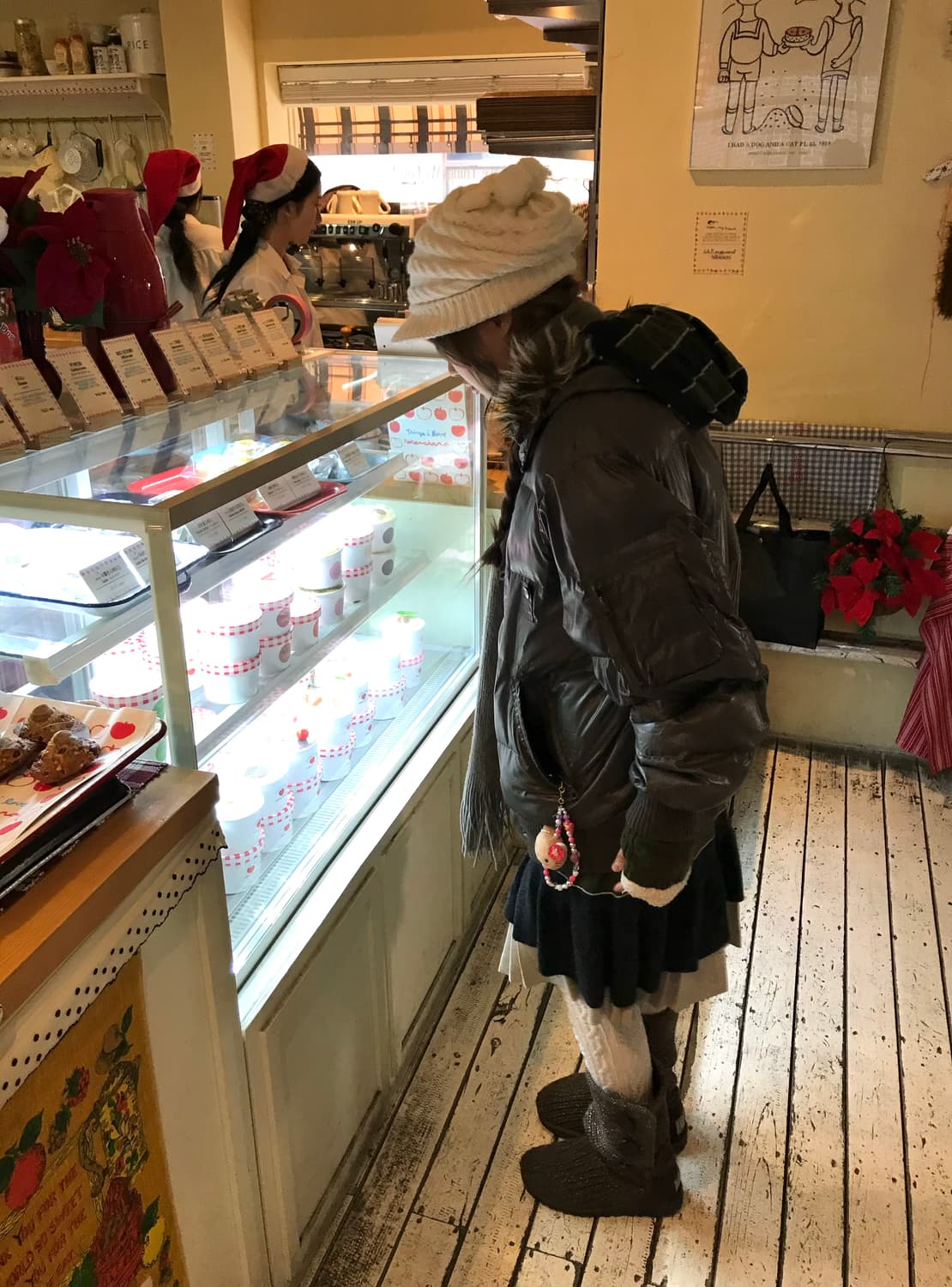 버버리 카키 원피스 버튼 패딩 코디세트 상품이미지4