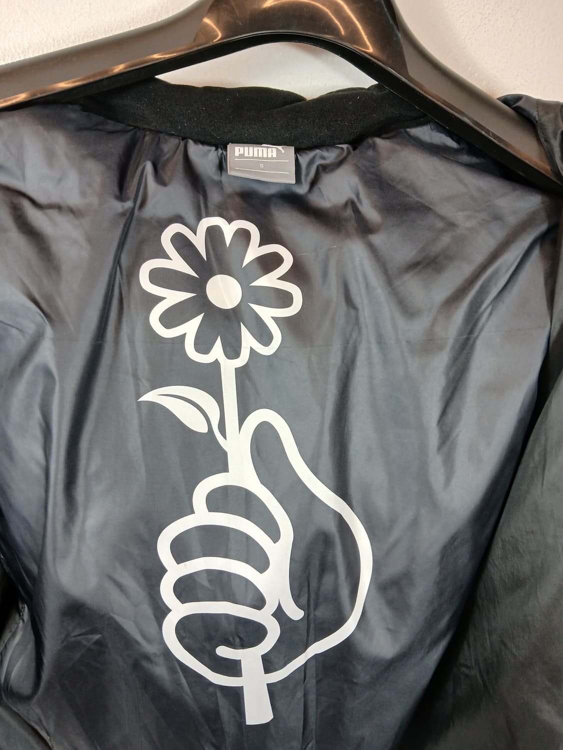 푸마 롱다운패딩 블랙 90-95 S 상품이미지8