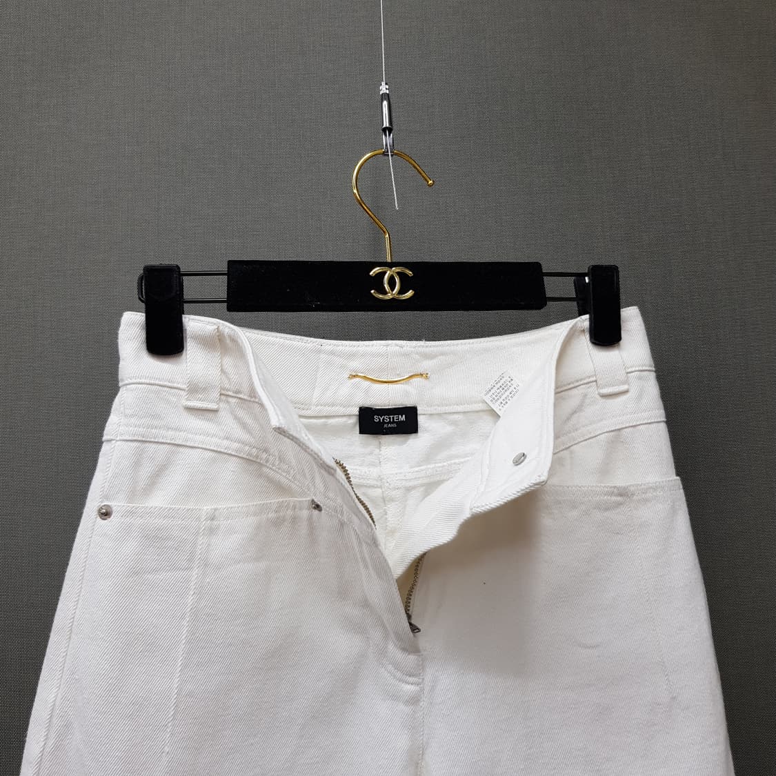 한섬 시스템 2023 데님 와이드팬츠 61-90사이즈 상품이미지2