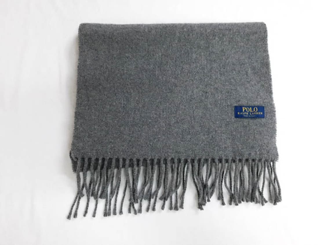 폴로 랄프로렌 울 머플러 다크그레이 상품이미지1