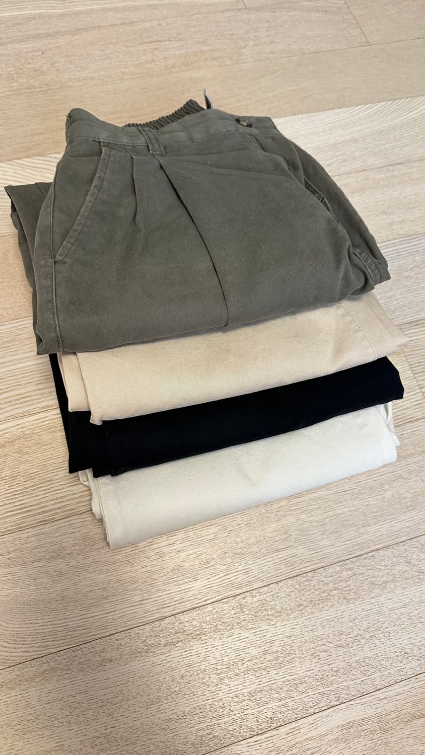 스파오 투턱 와이드 치노팬츠 S 4컬러일괄 상품이미지8