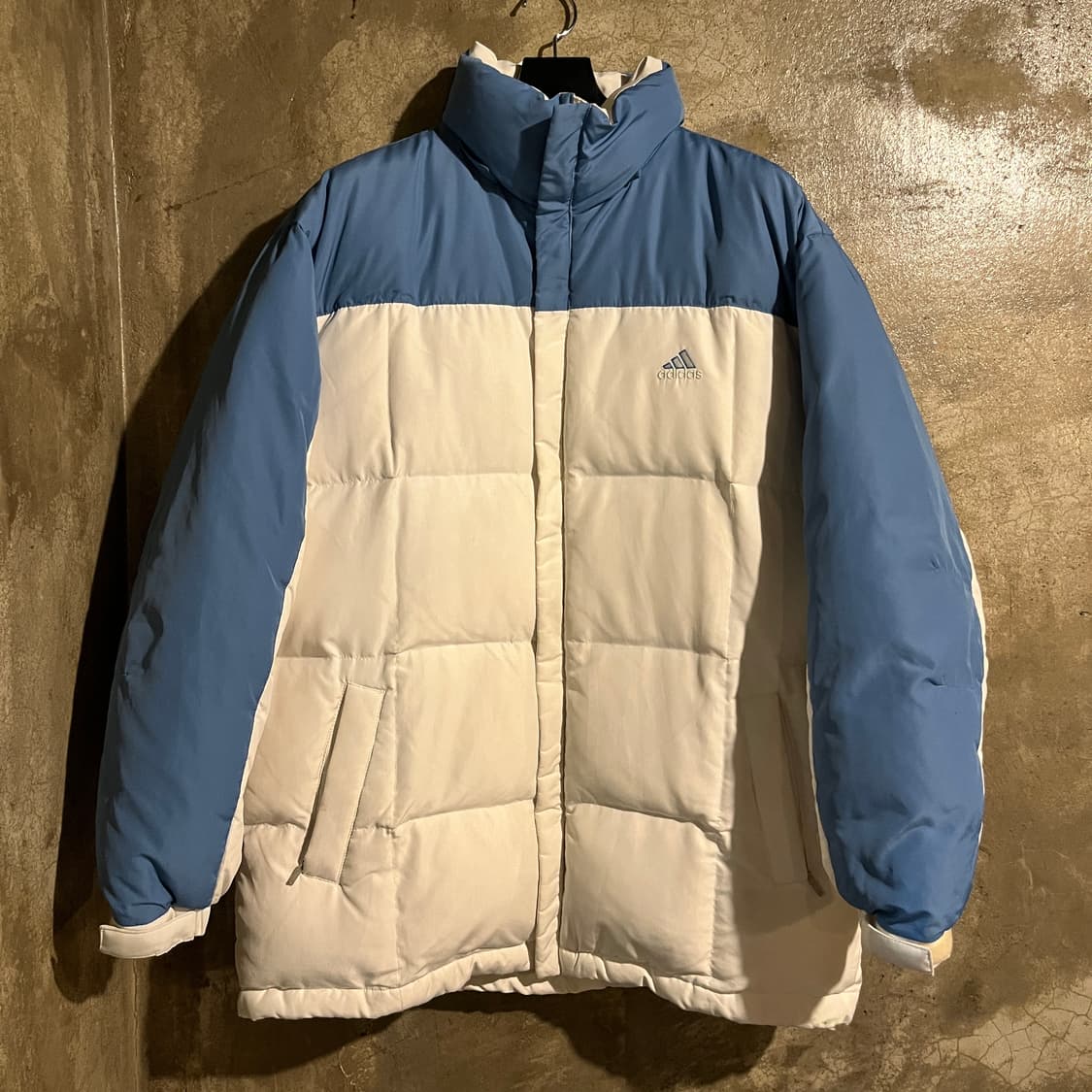 아디다스 배색 패딩 점퍼 상품이미지5