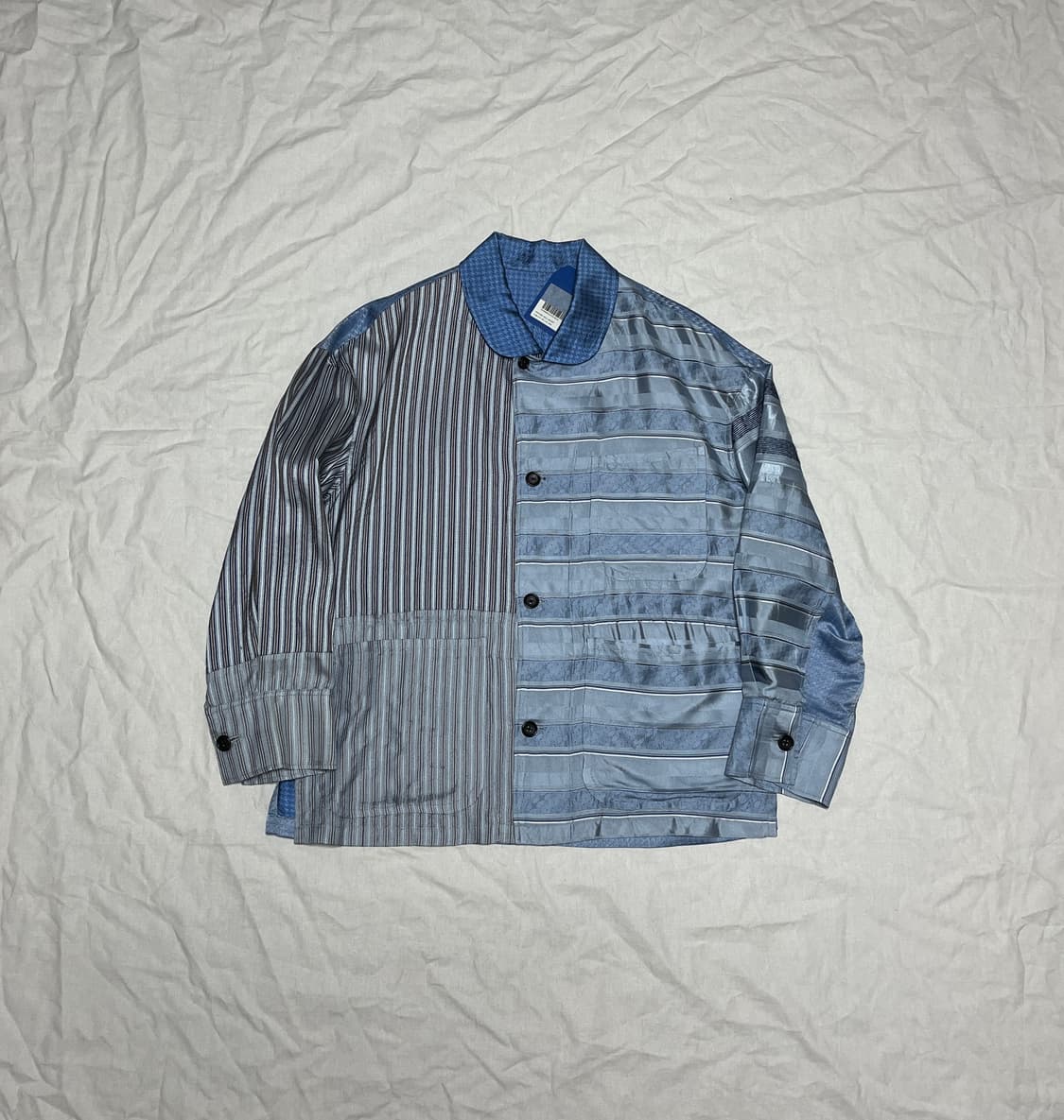 클램프(CLAMP) 실크 패치워크 셔츠자켓 상품이미지1