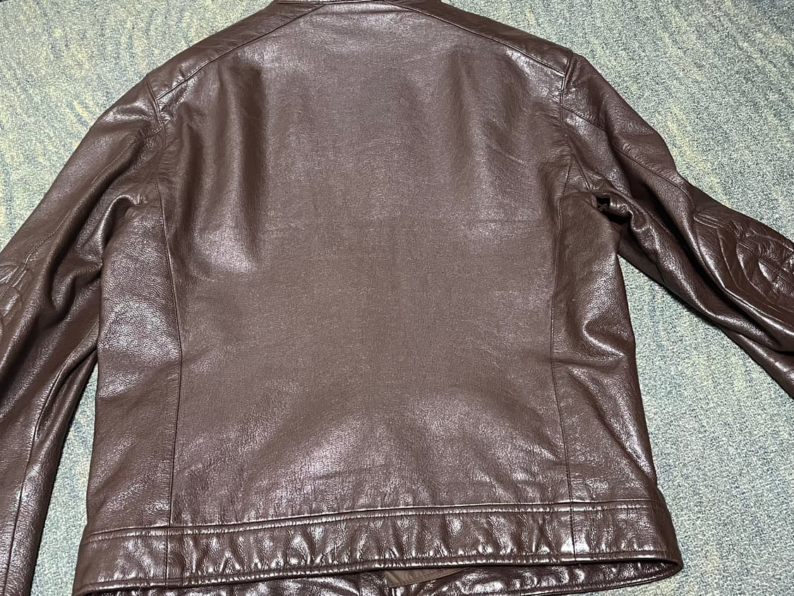 90-00s prada motor leather jacket achive 상품이미지10