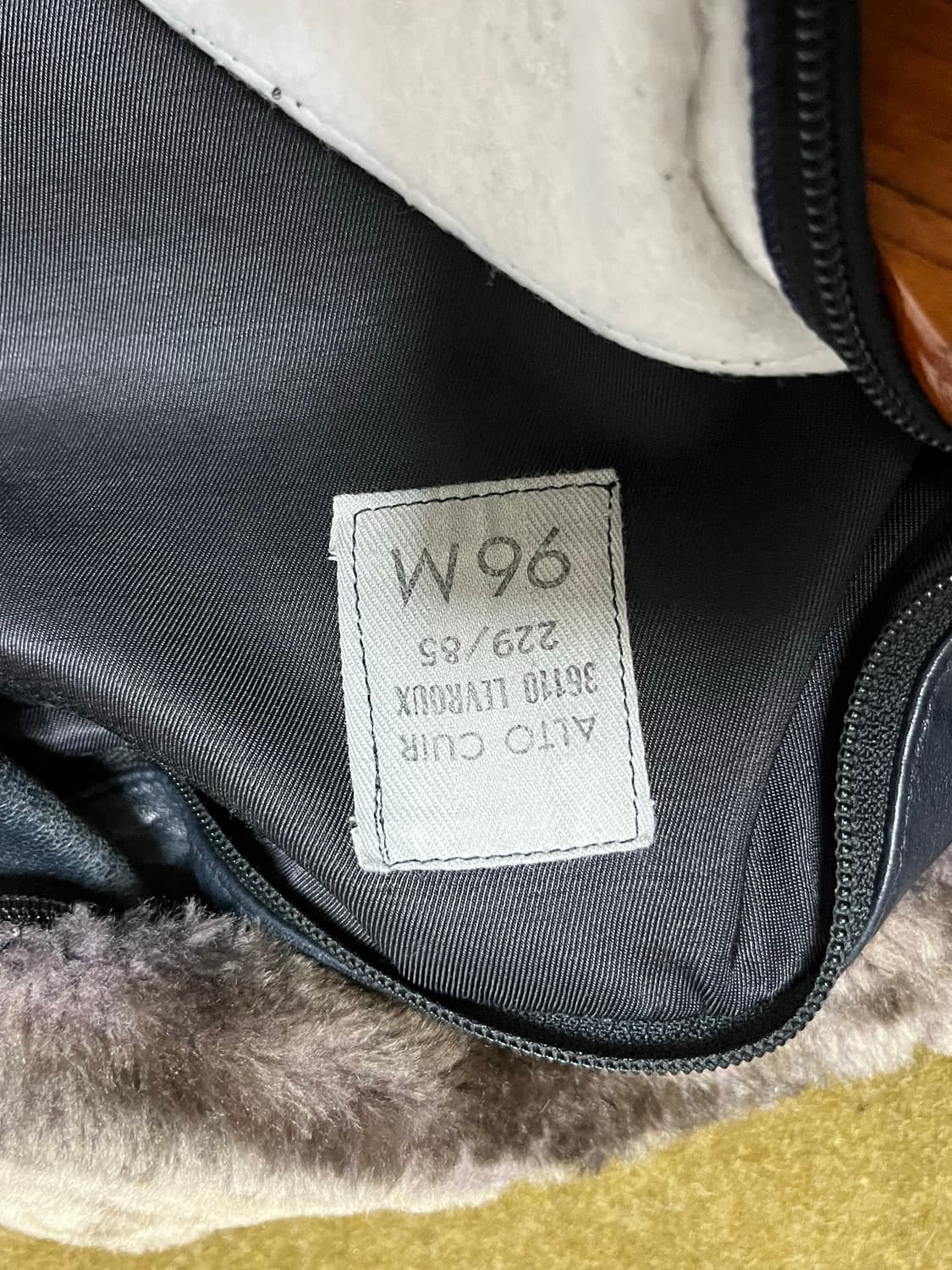 프랑스군 레더 자켓(공군 파일럿 자켓) 상품이미지4