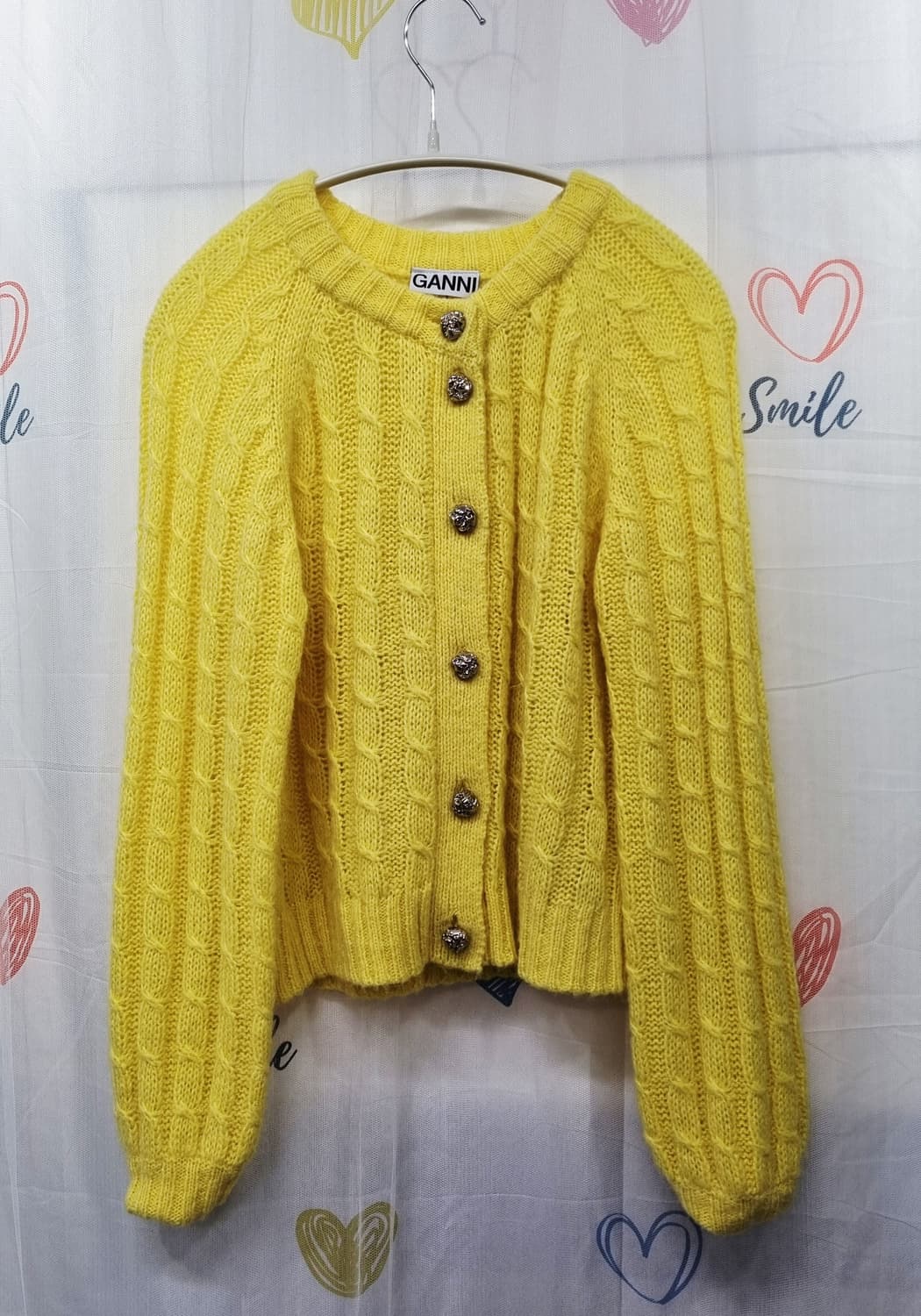 정품)  가니 모헤어 니트 가디건  상품이미지1