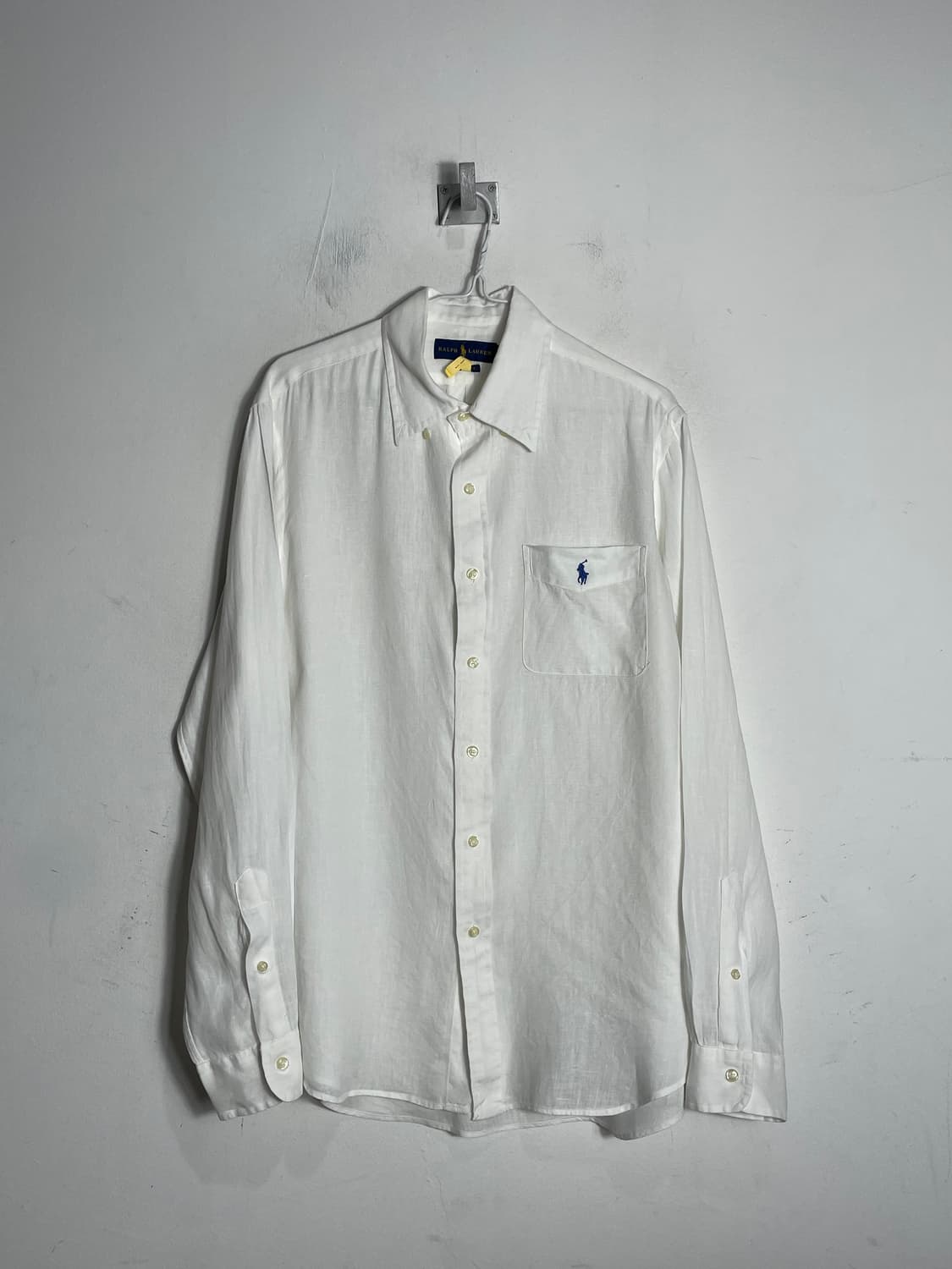 폴로 랄프로렌 화이트 린넨 셔츠 상품이미지1