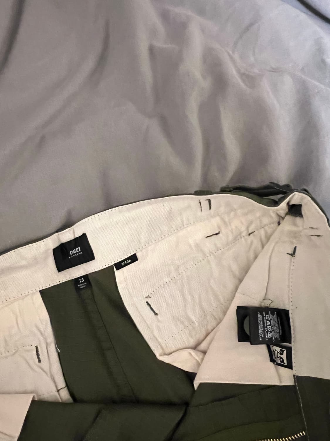 오베이 obey 올리브그린 카고바지 28 상품이미지4