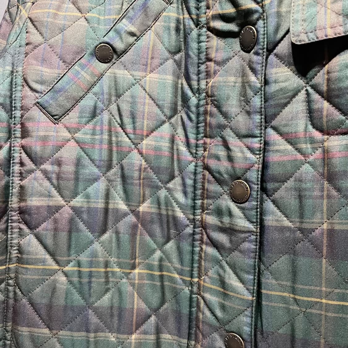 랄프로렌 타탄체크 퀄팅자켓 상품이미지6