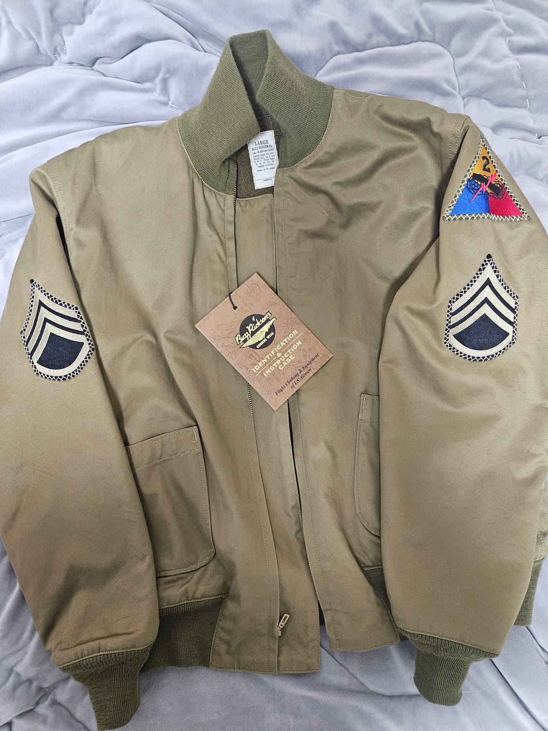 버즈릭슨 탱커자켓 L 사이즈 판매합니다. 상품이미지1