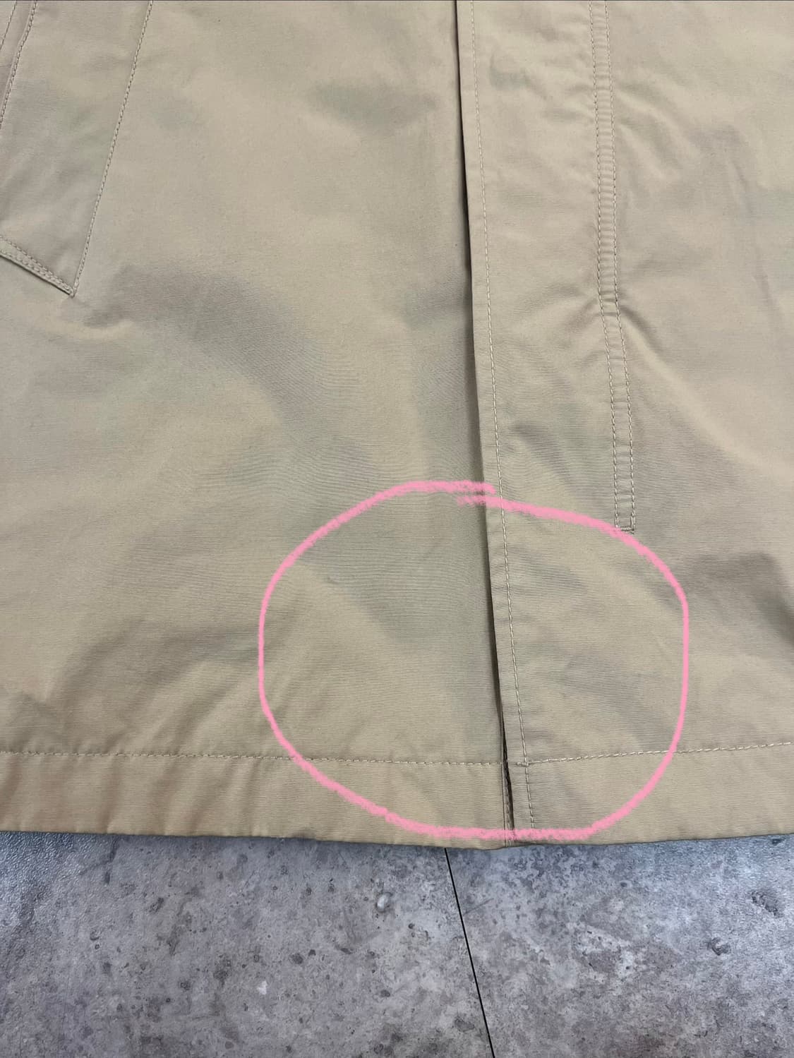 라코스테 코트 자켓 베이지 M #csz3329 상품이미지5