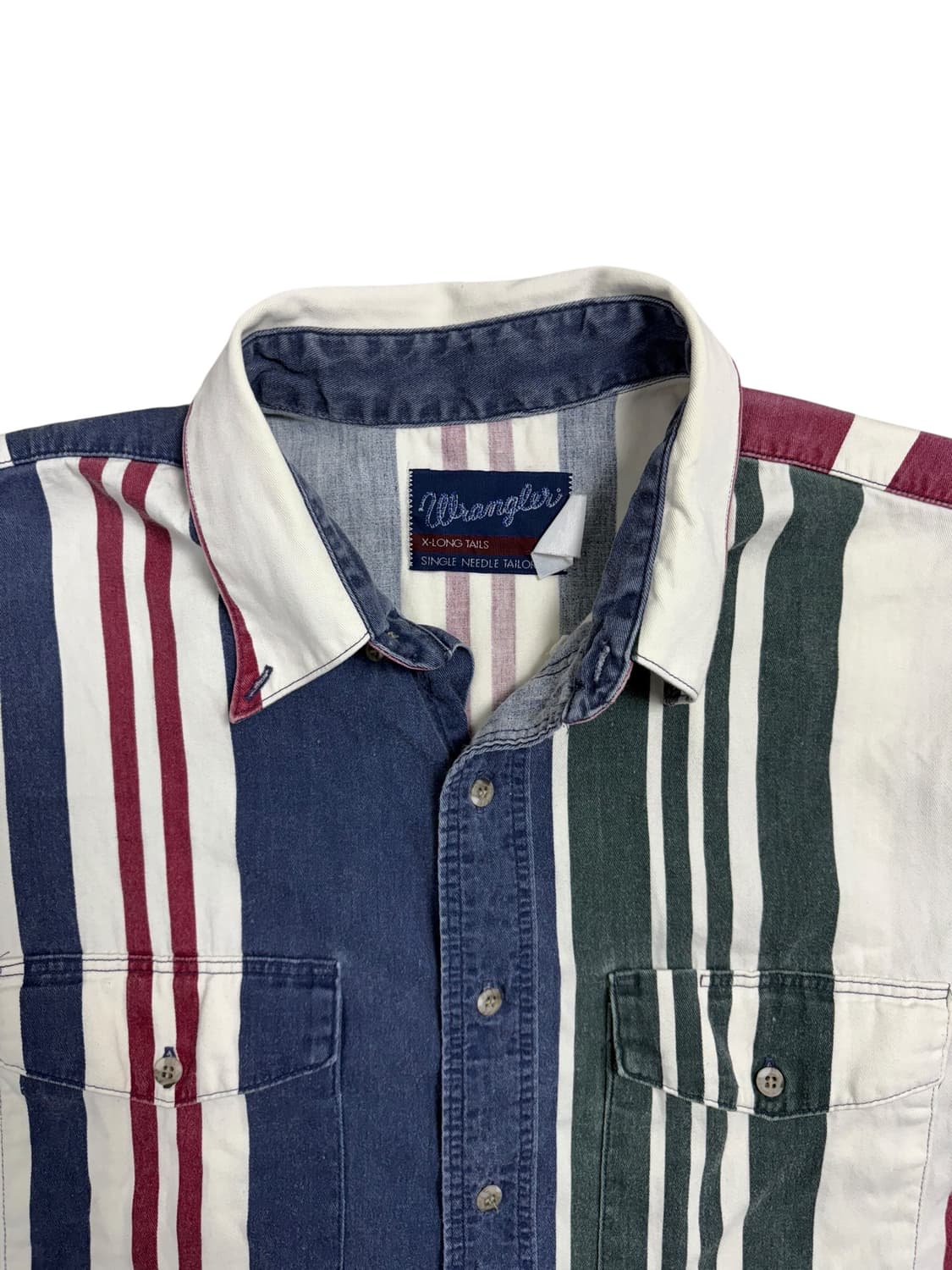 랭글러 빈티지 멀티컬러 스트라이프 웨스턴 셔츠 상품이미지5