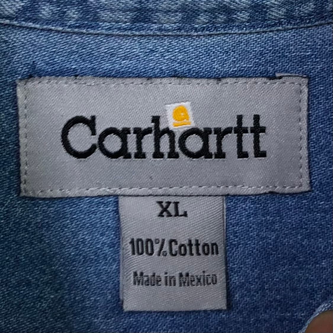 XL 칼하트 데님 셔츠 상품이미지3