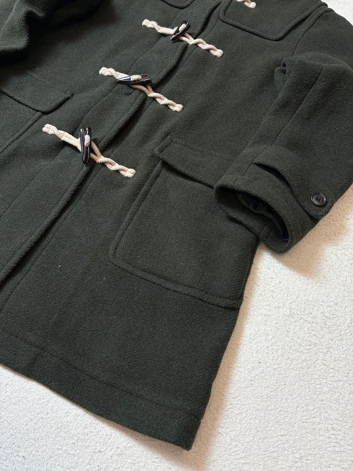 유니클로 울 시그니처 더플 후디 코트 PN7204 상품이미지3