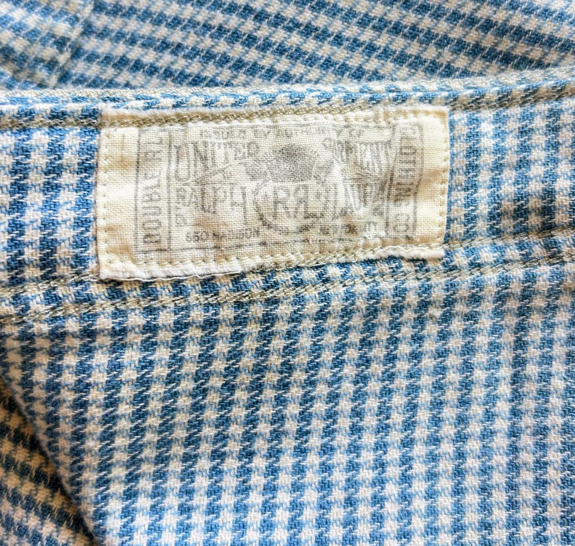 RRL 더블알엘 Vintage washed Western Shirts 상품이미지6