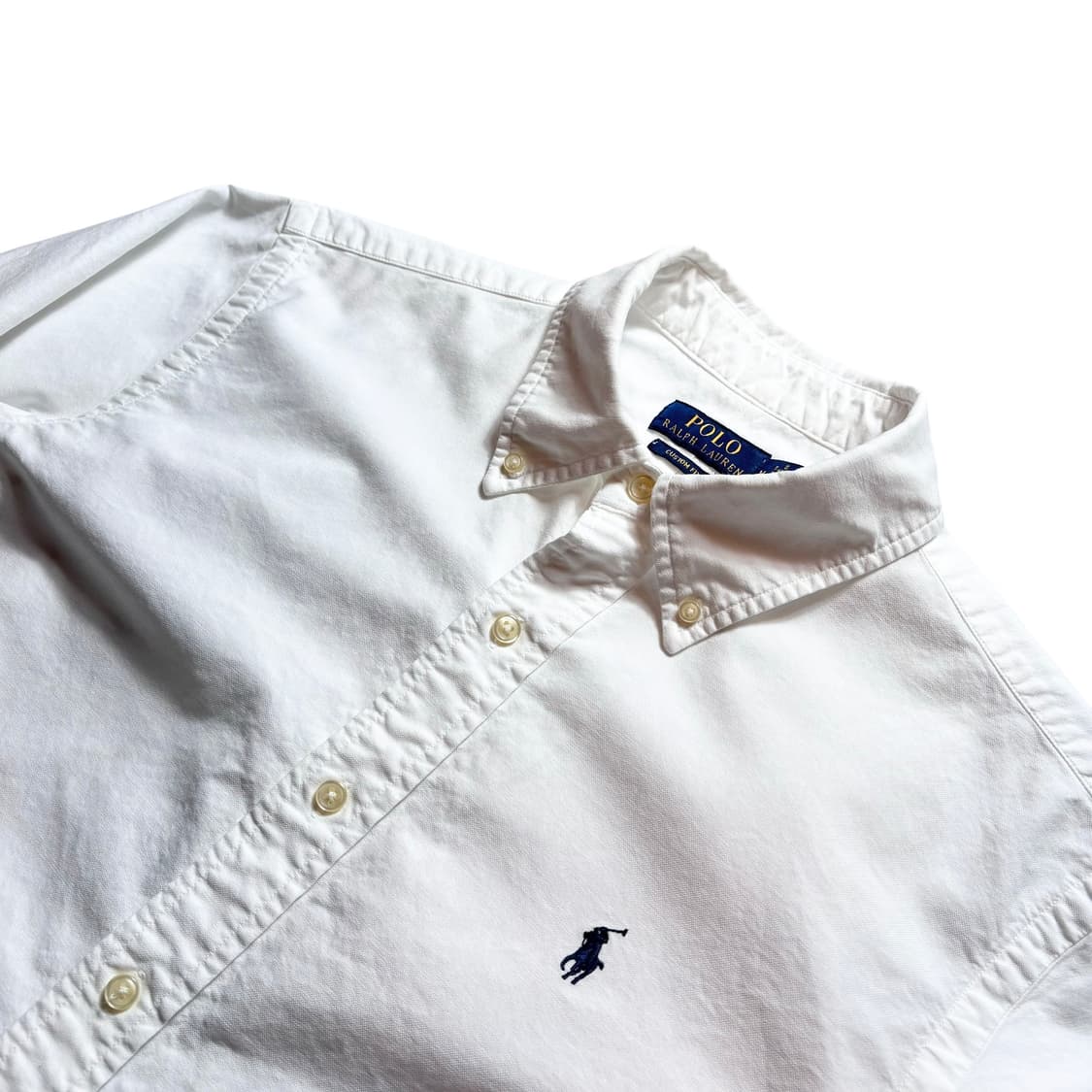 폴로 옥스퍼드면 화이트 셔츠 상품이미지2