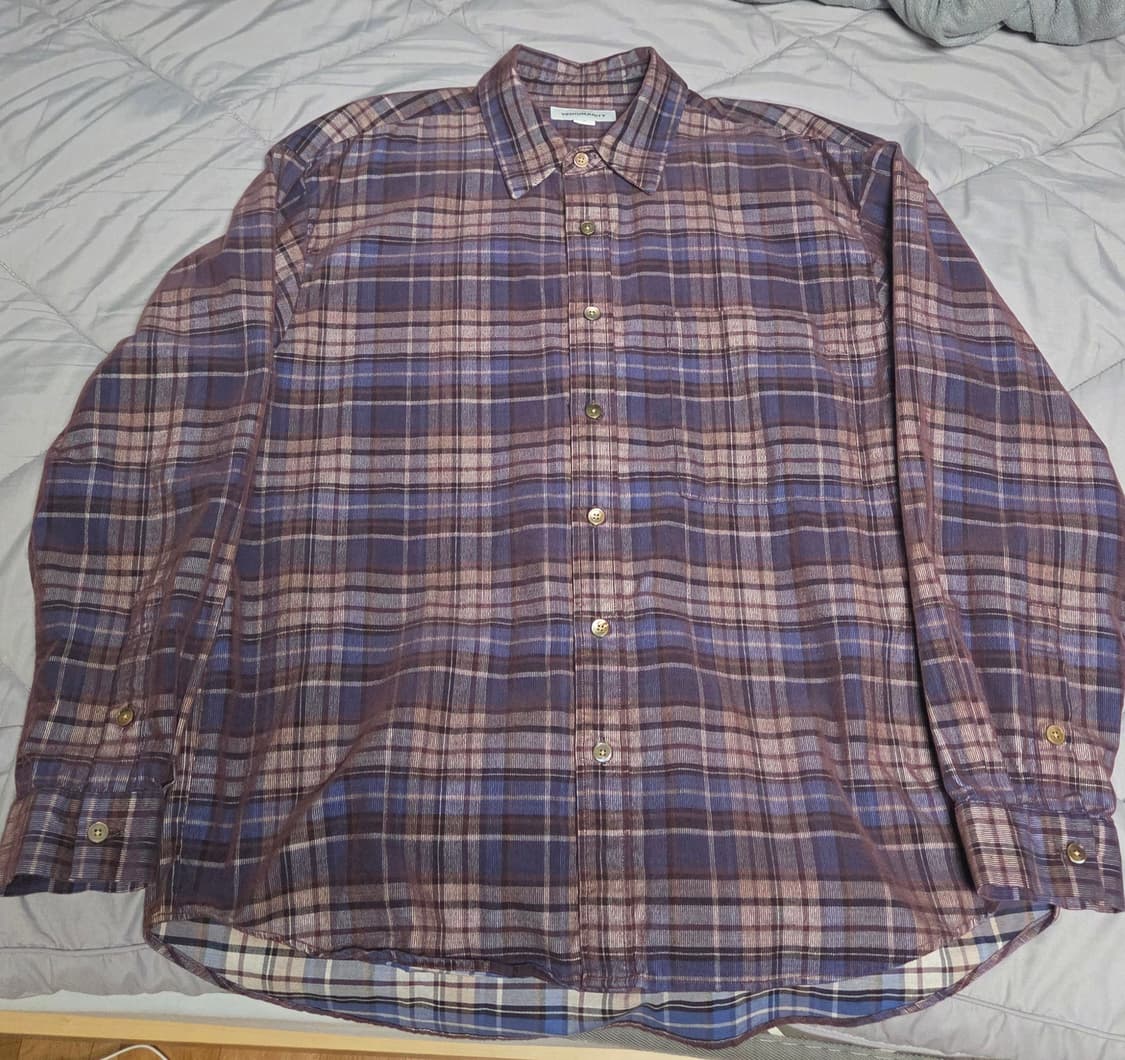 2) 999휴머니티 이지 체크 셔츠 V7 상품이미지2