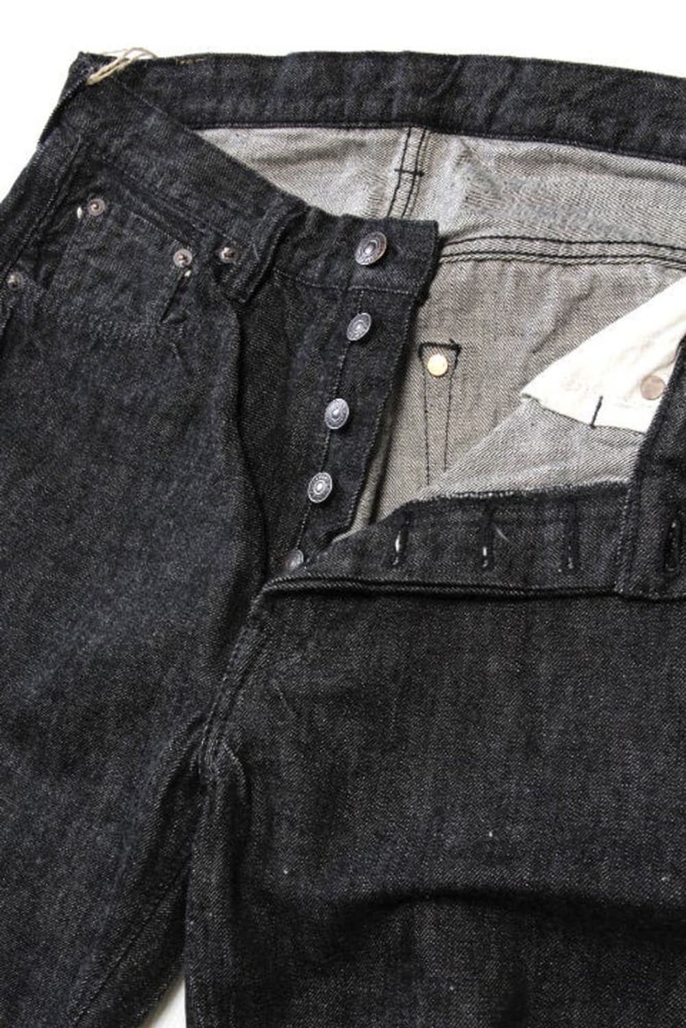 풀카운트 0105bk 블랙 와이드 데님 35 상품이미지4