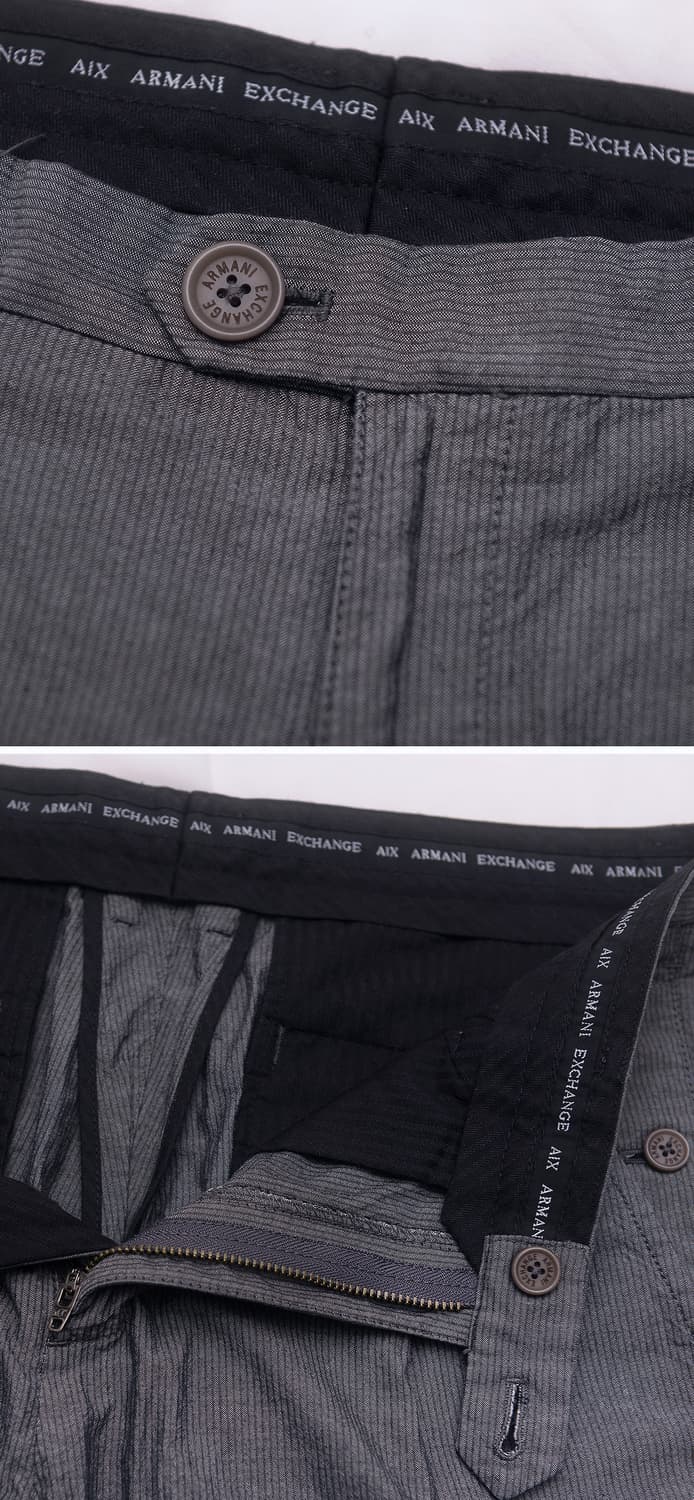 아르마니 (AX) 코튼 스트라이프 슬렉스 팬츠 (29-30) 상품이미지7