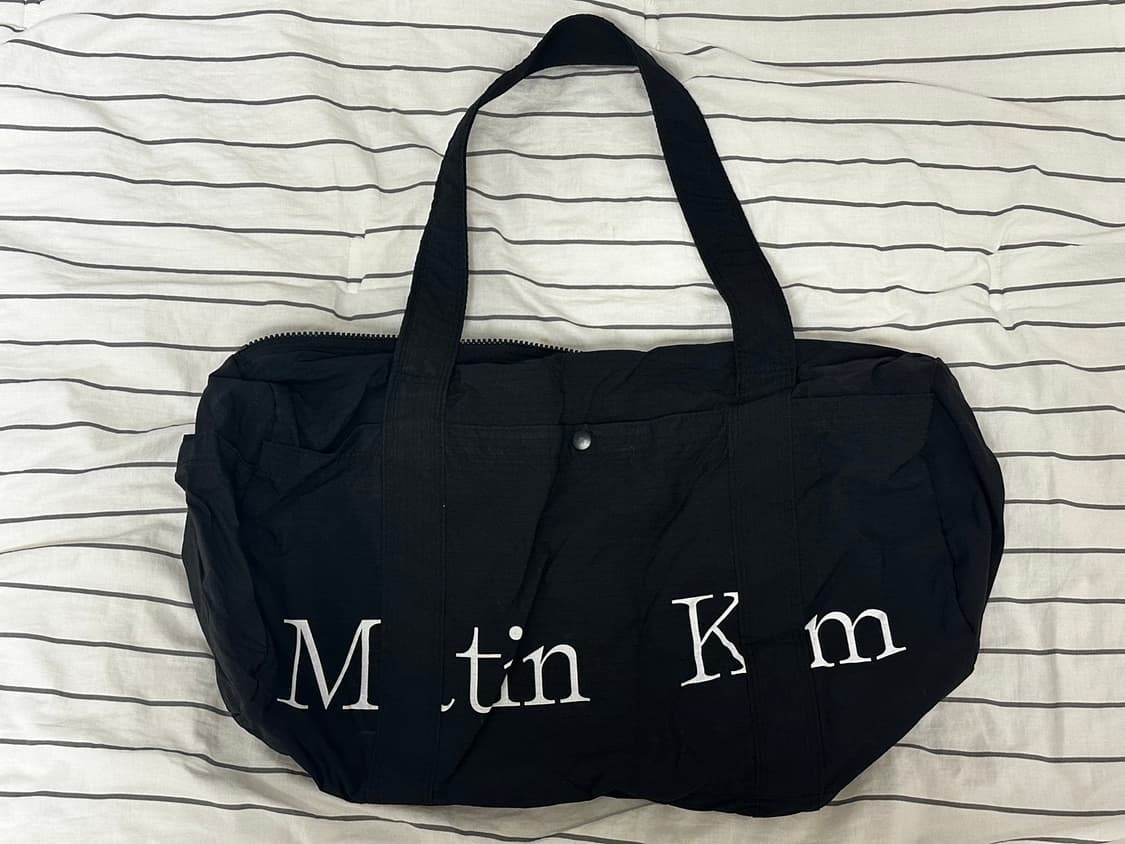 마뗑킴 나일론 빅로고 스포티 더플백 상품이미지2