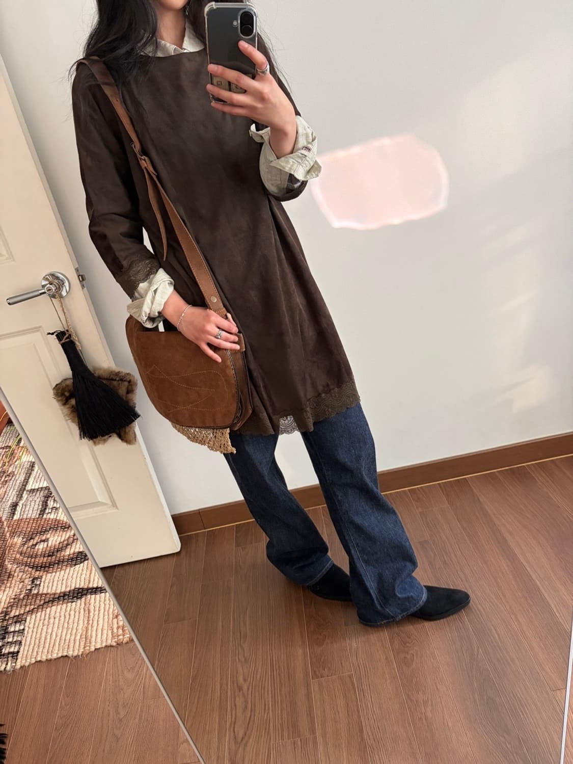 suede dress 상품이미지2