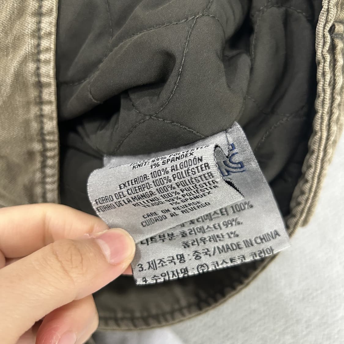 리바이스 y2k 카키색 야상 자켓 XL 상품이미지3