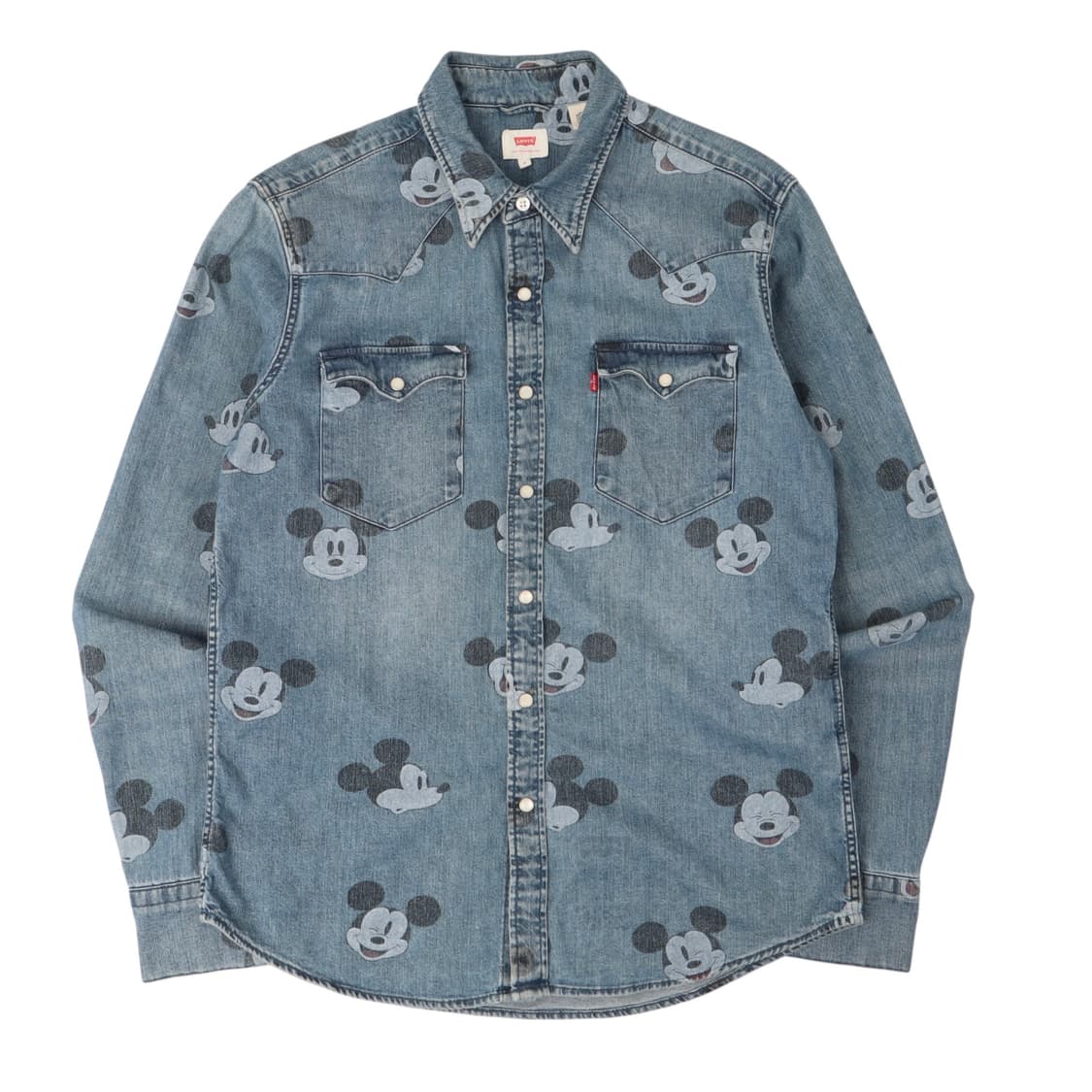 리바이스 x 디즈니 미키마우스 데님 셔츠 상품이미지1