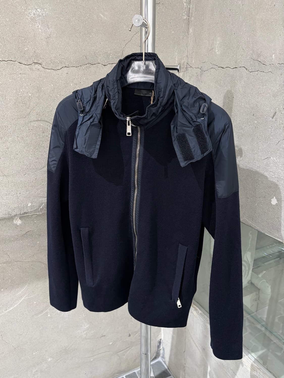 Prada 프라다 버진울 리나일론 하이브리드 집업 상품이미지6