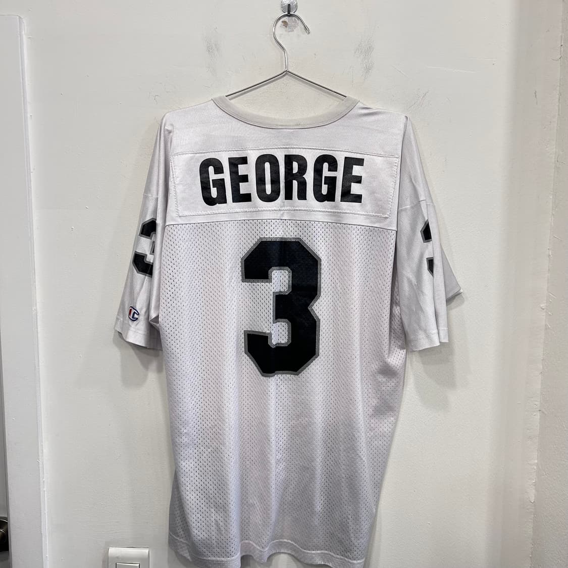 챔피온 올드스쿨 브이넥 메쉬 오버핏 럭비티 상품이미지5