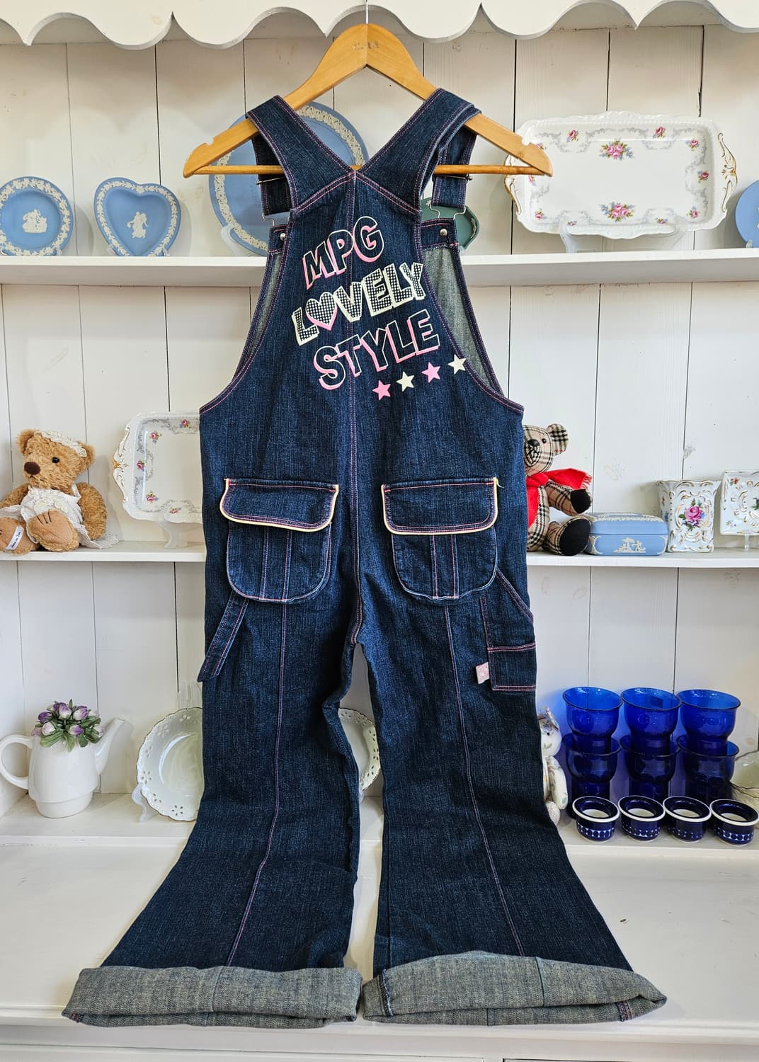 메조피아노(mezzo piano) 데님 오버롤 점프수트 상품이미지6