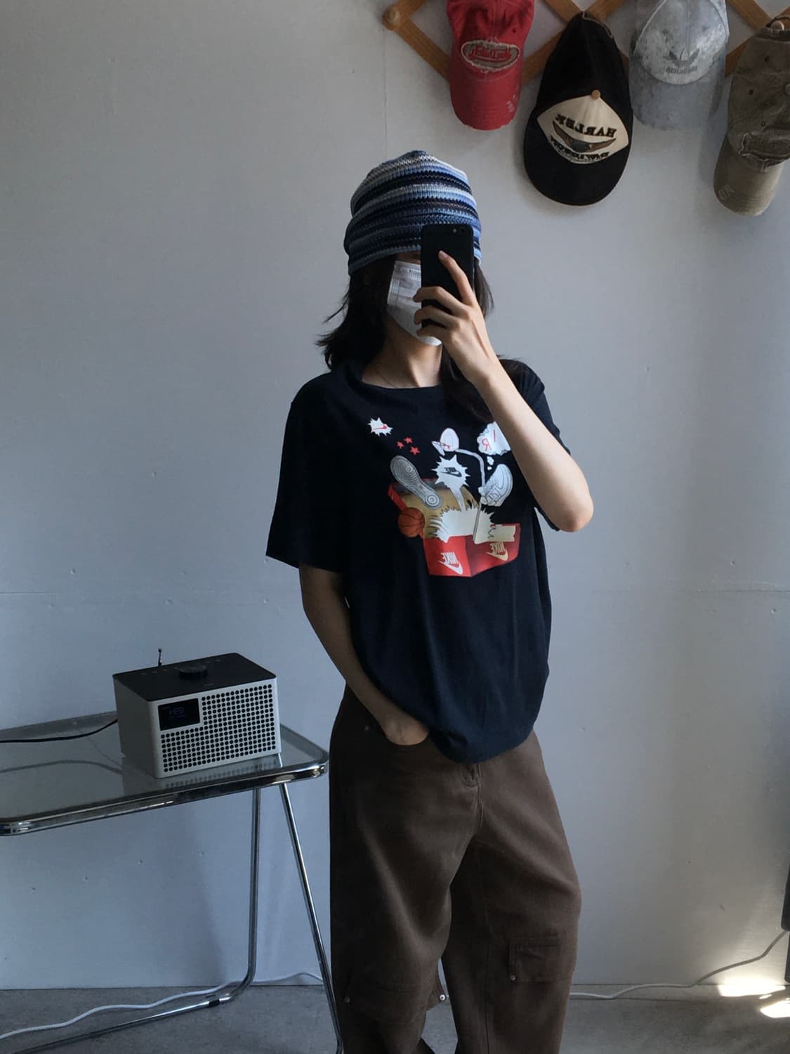나이키 에어포스 프린팅 반팔티셔츠 상품이미지1