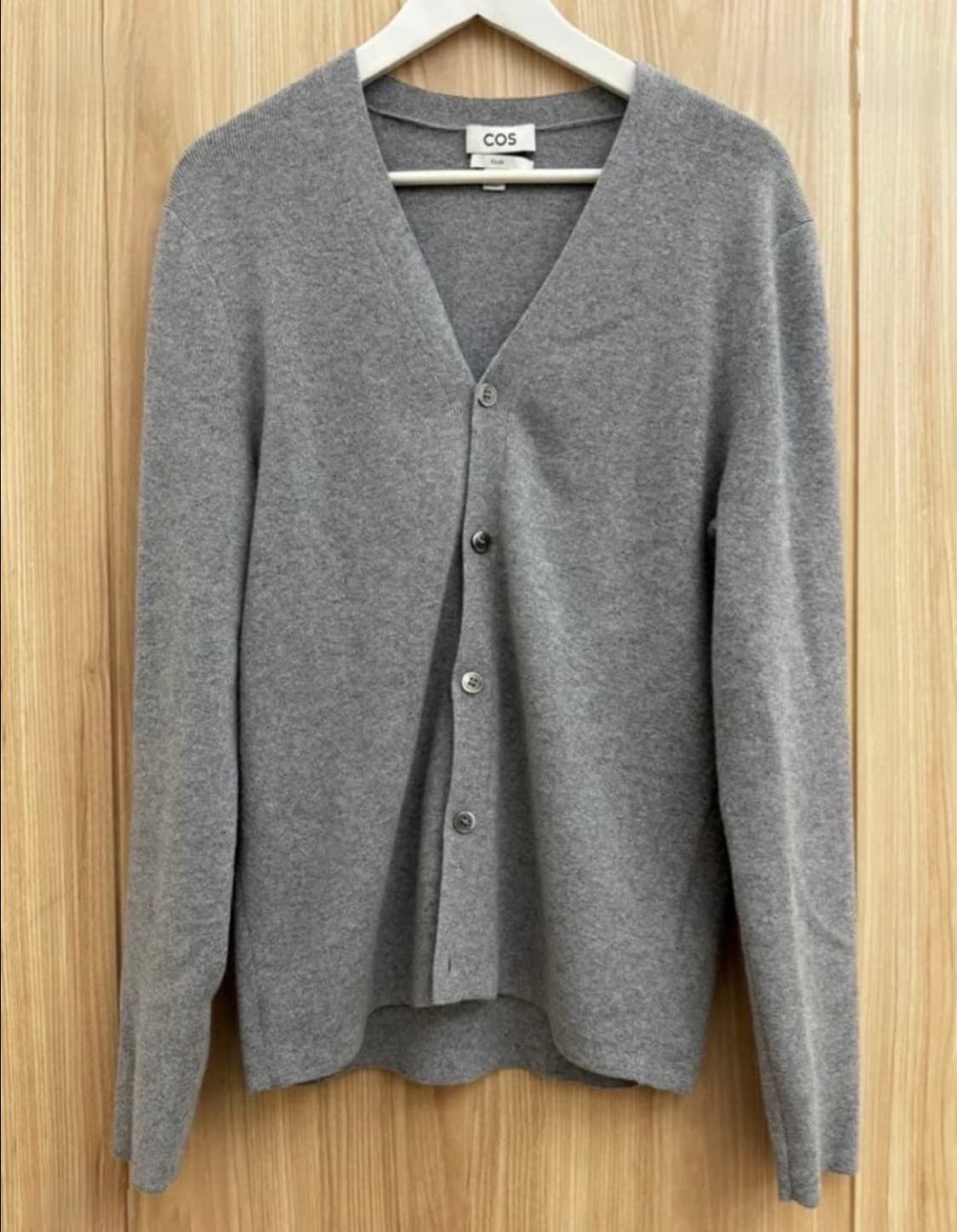 [L]코스 캐시미어 가디건 그레이 상품이미지3