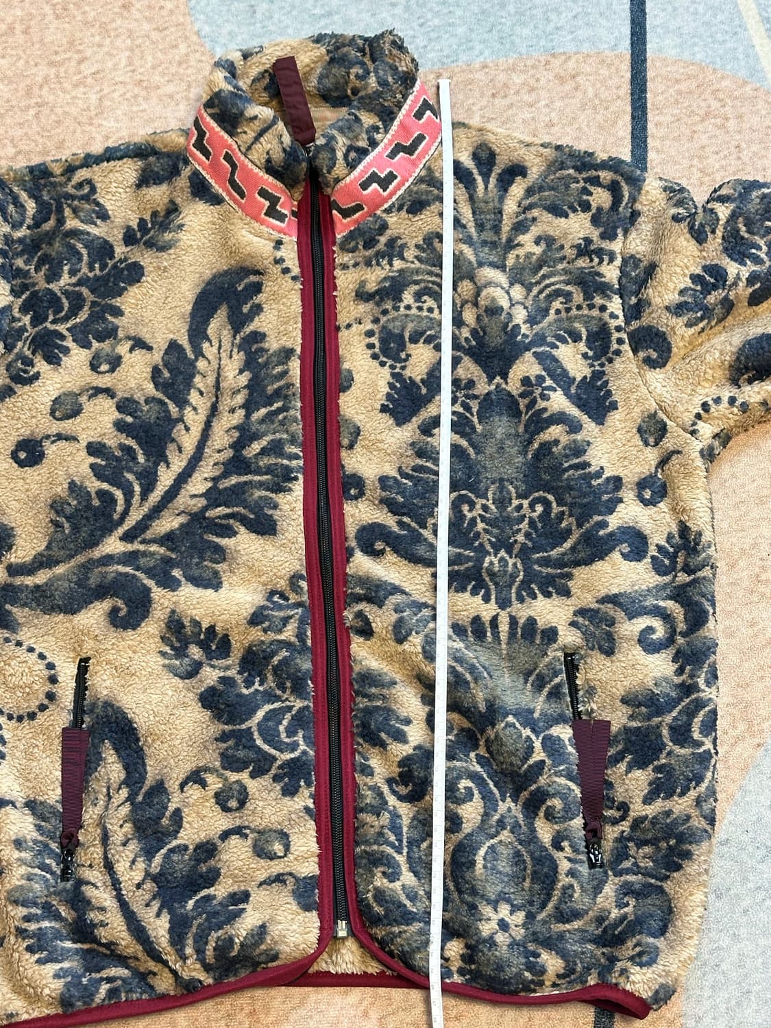 [2] 캐피탈 (kapital) 다마스크 마리아 플리스 집업 상품이미지7