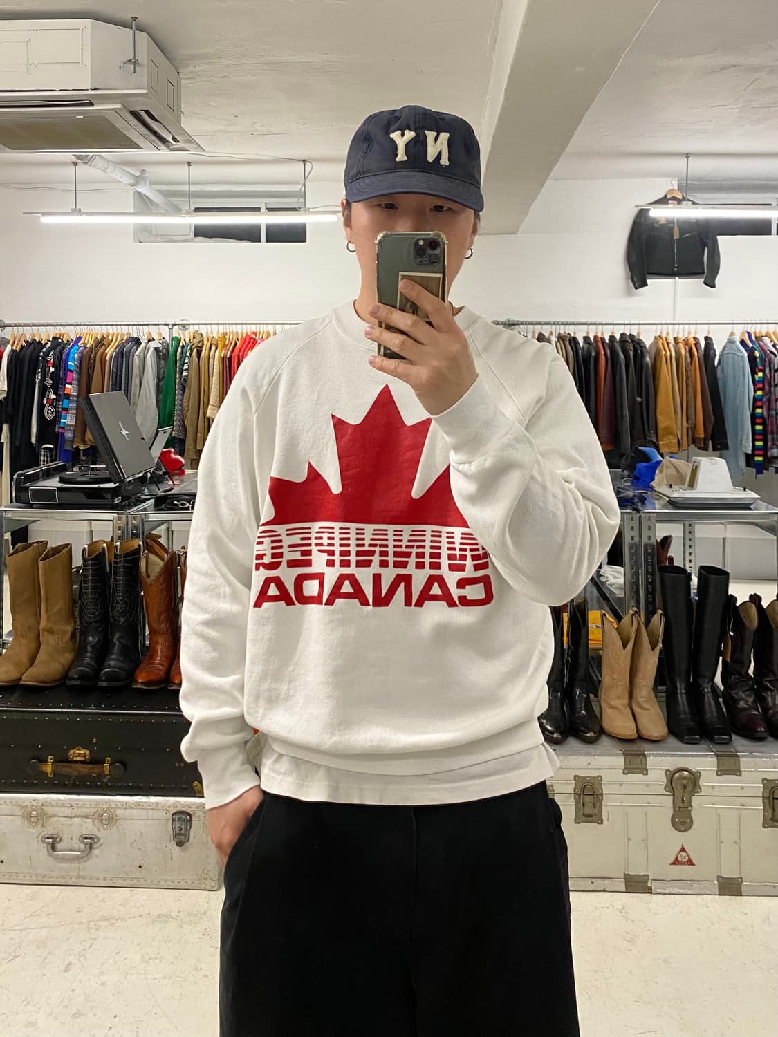 80년대 프룻오브더룸 캐나다 스웻셔츠 상품이미지1