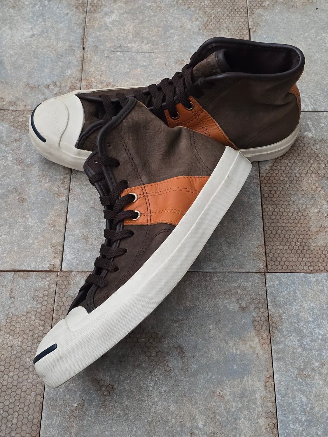 (260)컨버스 잭퍼셀 레더 하이  상품이미지2