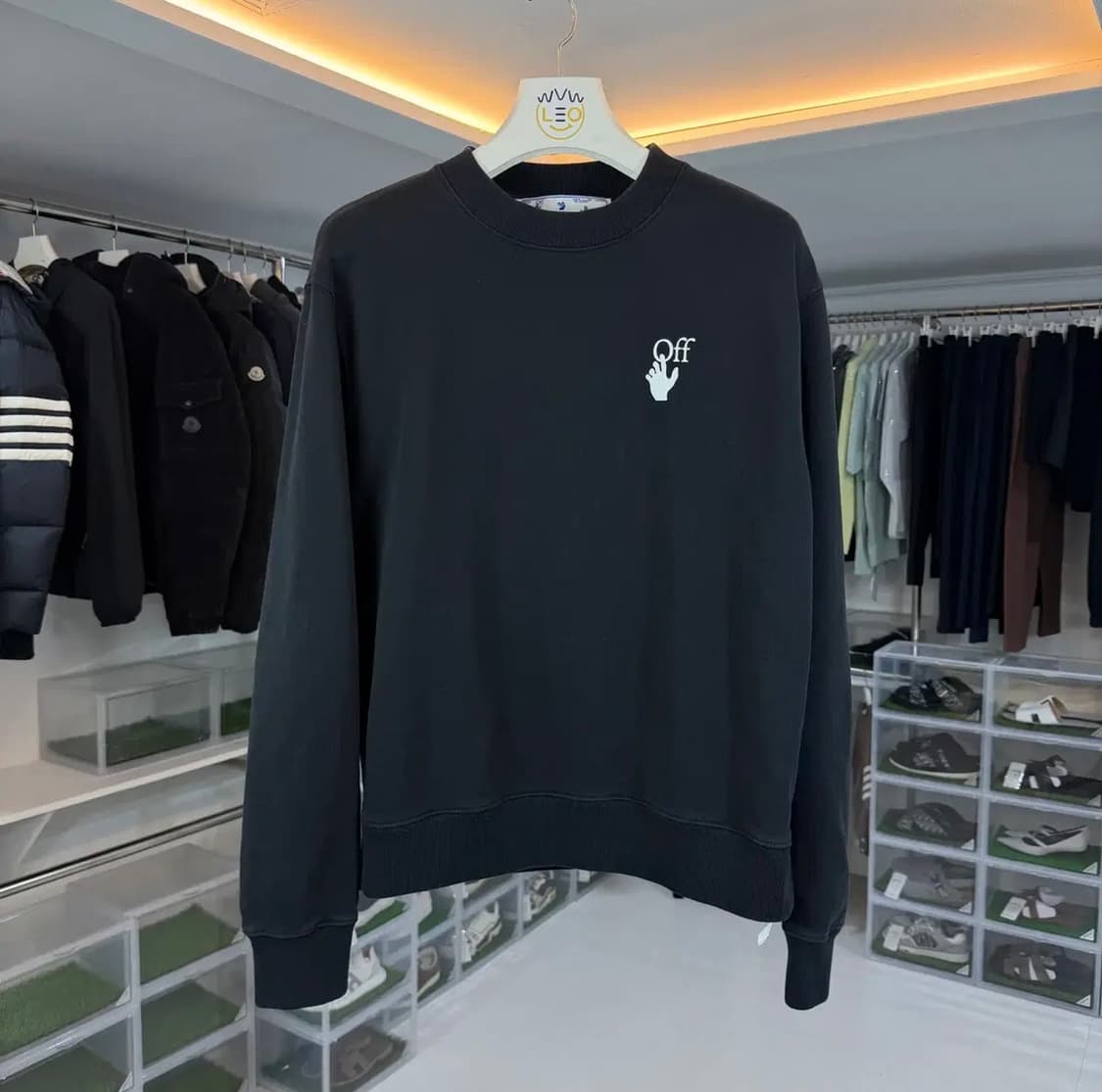 오프화이트 디그레이드 애로우 맨투맨 상품이미지2